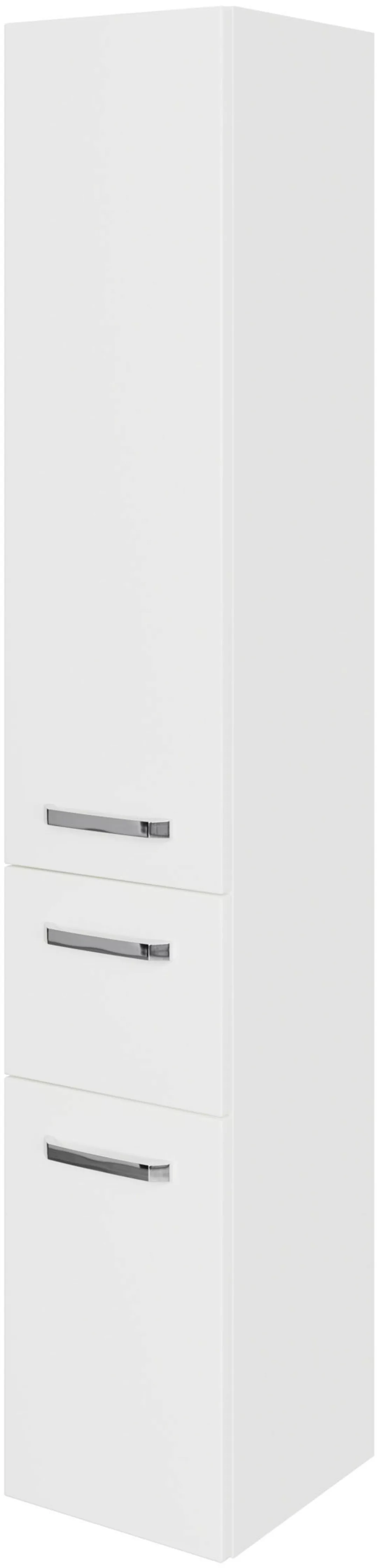 Saphir Hochschrank "Serie 4010 Badschrank 30 cm breit, mit 2 Türen und 1 Sc günstig online kaufen