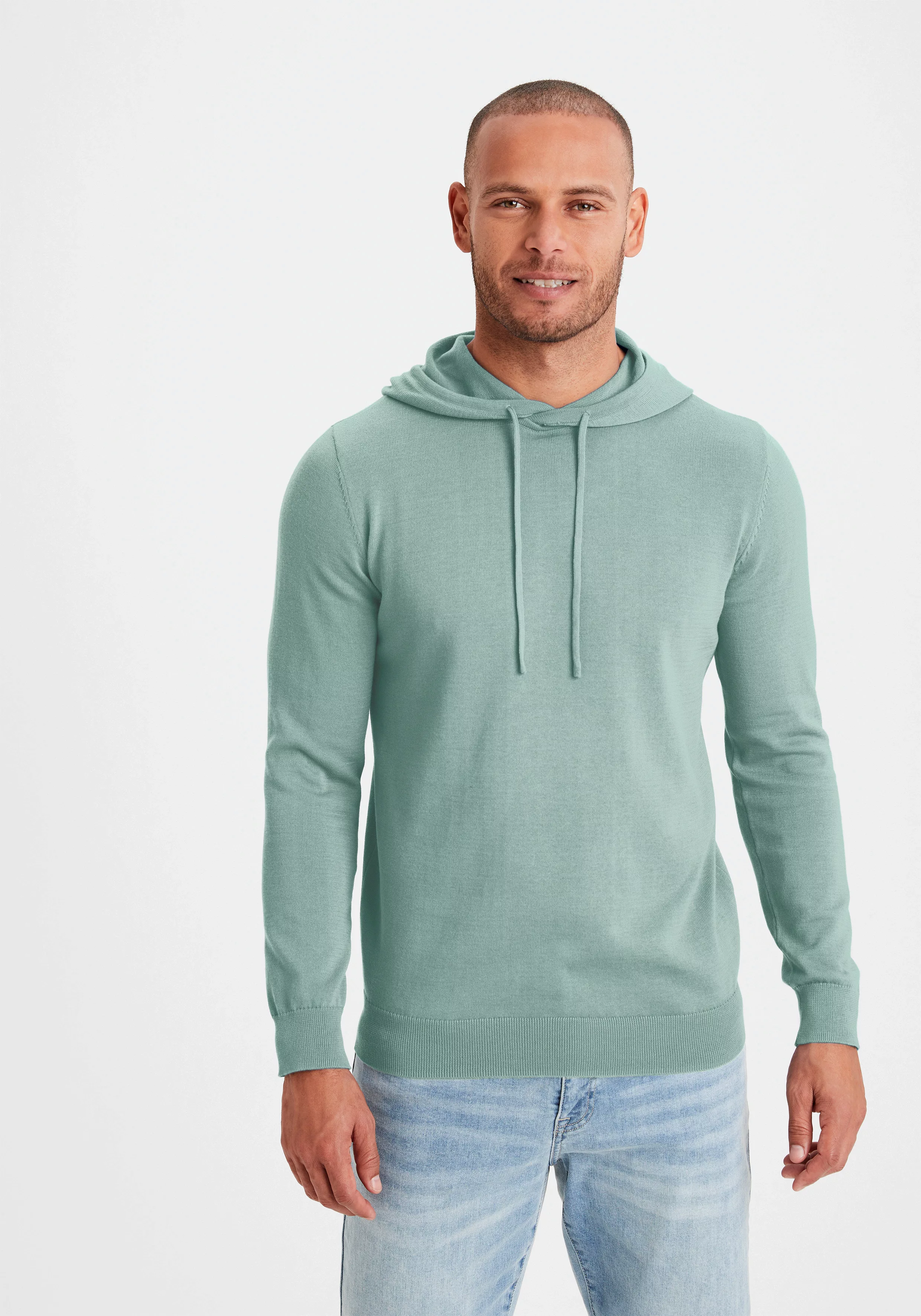 H.I.S Strickpullover mit Kapuze, Regular Fit, Pullover mit Rundhals, Feinst günstig online kaufen