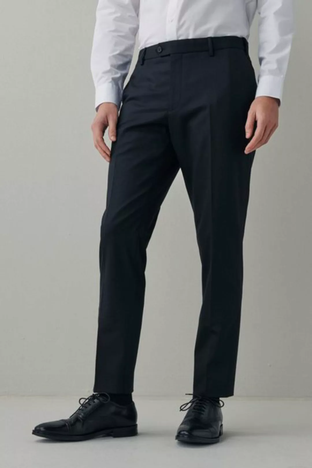 Next Anzughose Motion Flex Anzug aus Wollmix: Slim Fit Hose (1-tlg) günstig online kaufen
