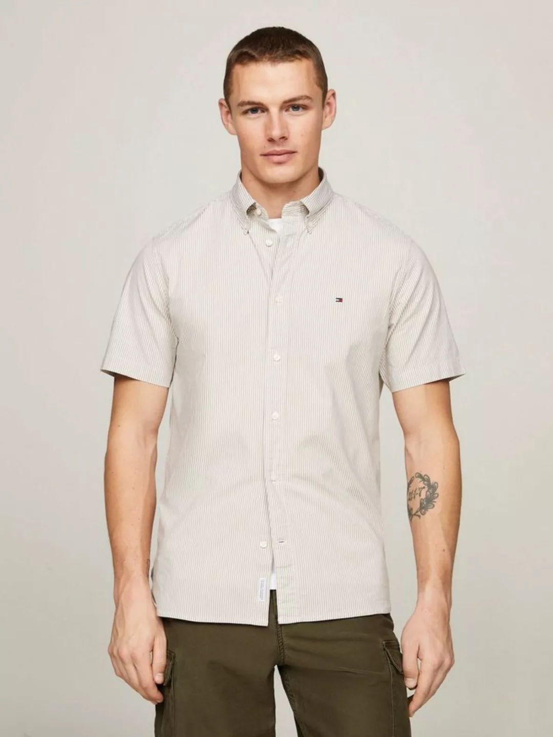 Tommy Hilfiger Kurzarmhemd FLEX MULTI STRIPE RF SHIRT günstig online kaufen