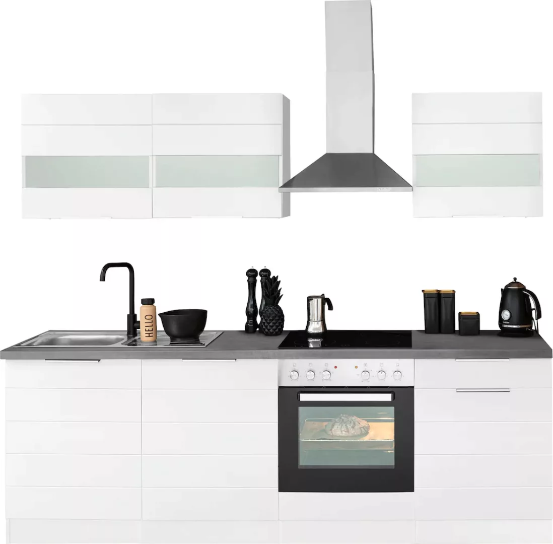 KOCHSTATION Küchenzeile "KS-Luhe", 240 cm breit, wahlweise mit oder ohne E- günstig online kaufen
