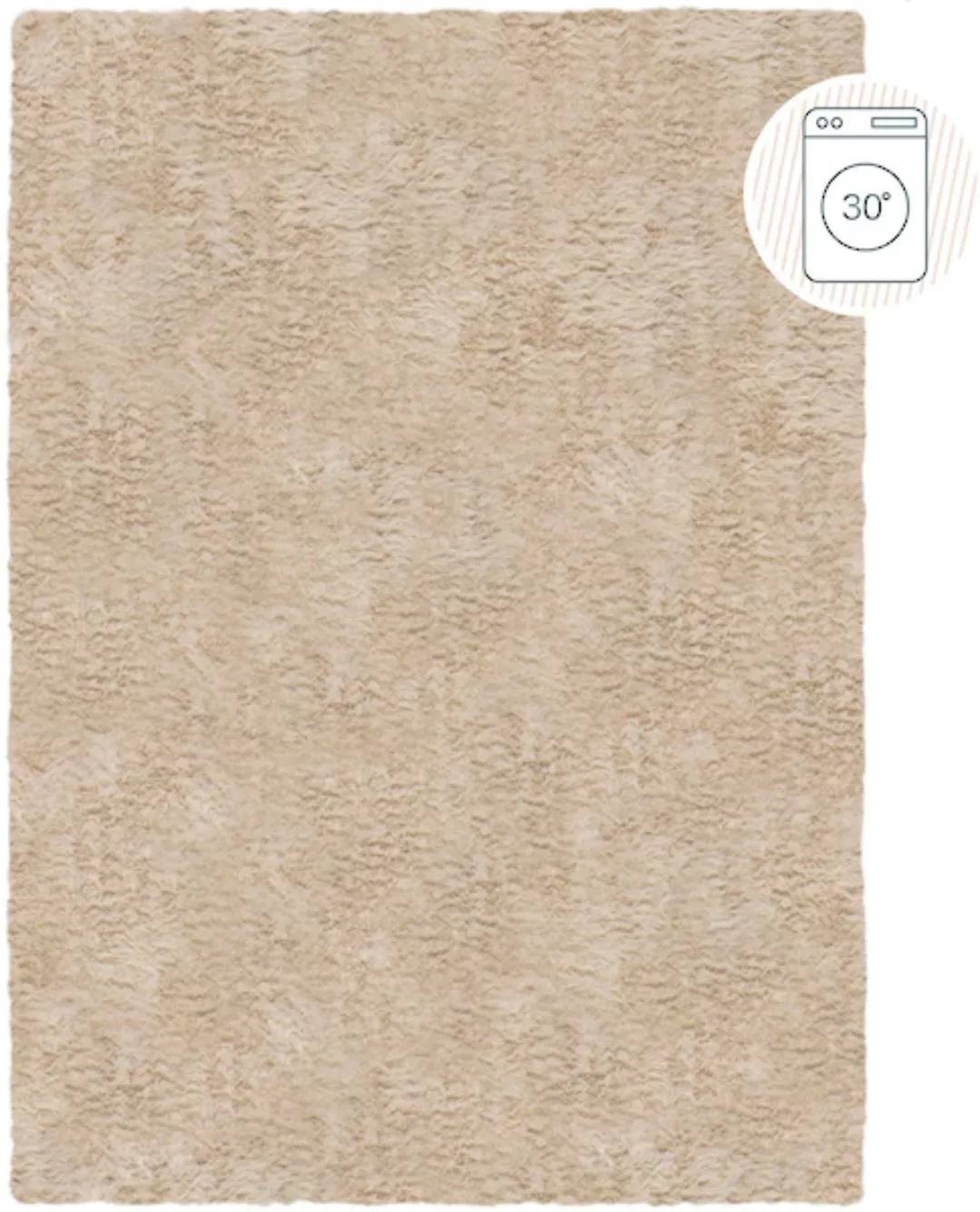 FLAIR RUGS Hochflor-Teppich »Alpine Faux Fur«, rechteckig, 35 mm Höhe, wasc günstig online kaufen