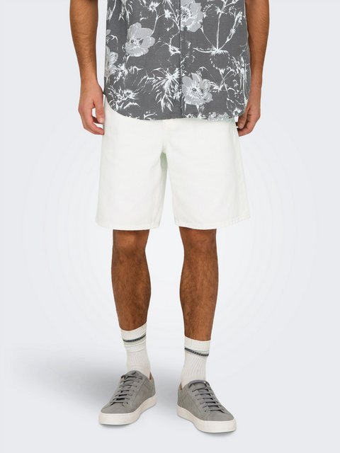 ONLY & SONS Shorts ONSFADE LOOSE WHITE 1662 PIM DNM SHORTS günstig online kaufen