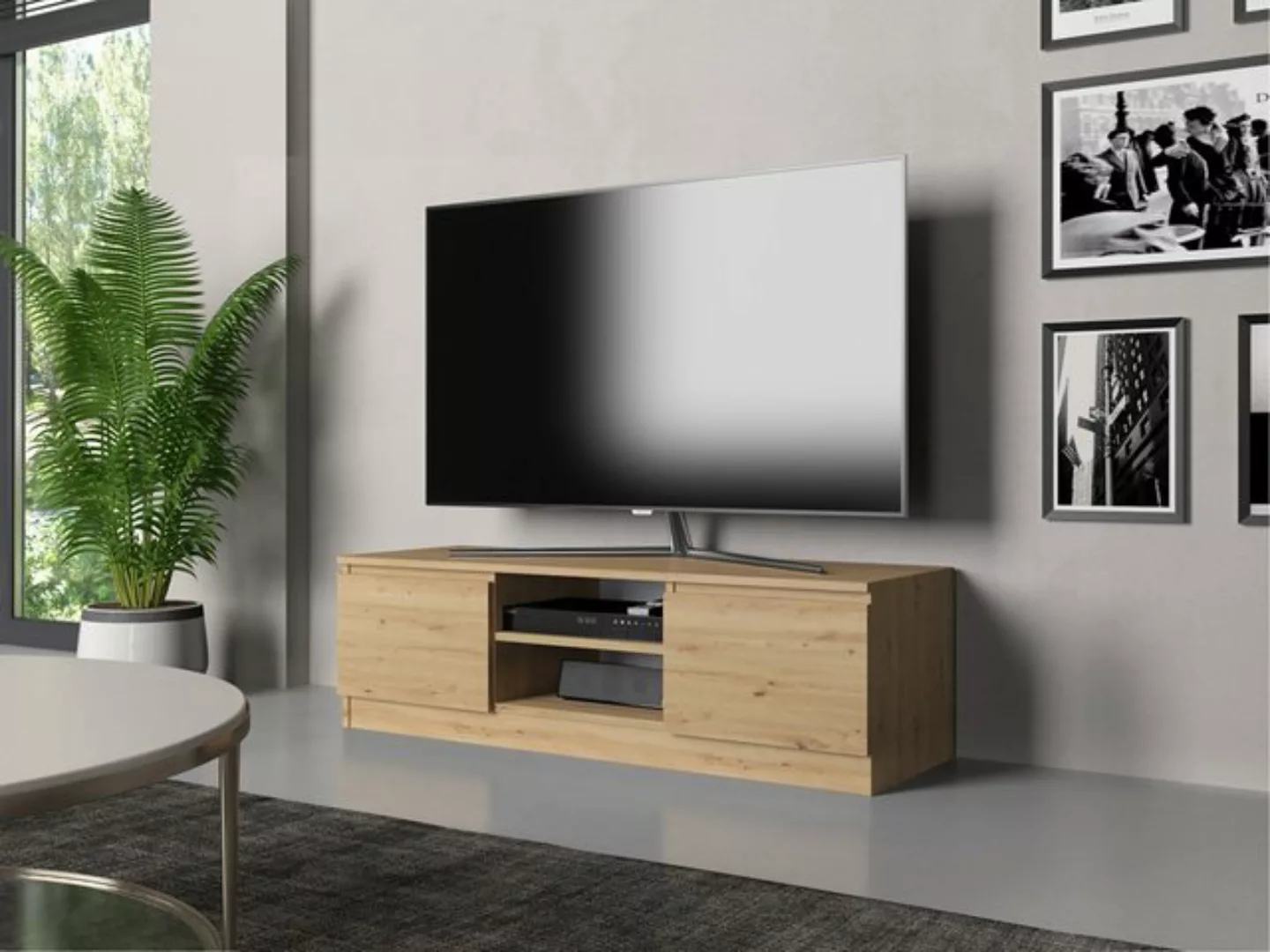 Beautysofa TV-Schrank Moderner, stilvoller, eleganter Fernsehschrank MALMO günstig online kaufen