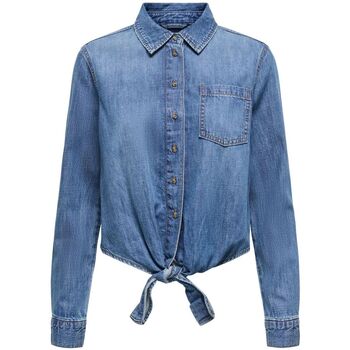 Only  Blusen 15344186 SEVIGNY-MEDIUM BLUE DENIM günstig online kaufen