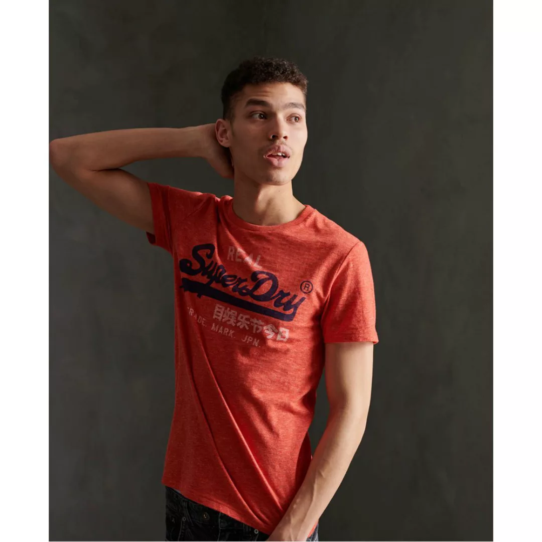 Superdry Vintage Logo Premium Goods Kurzarm T-shirt XS Grenadine Grindle günstig online kaufen