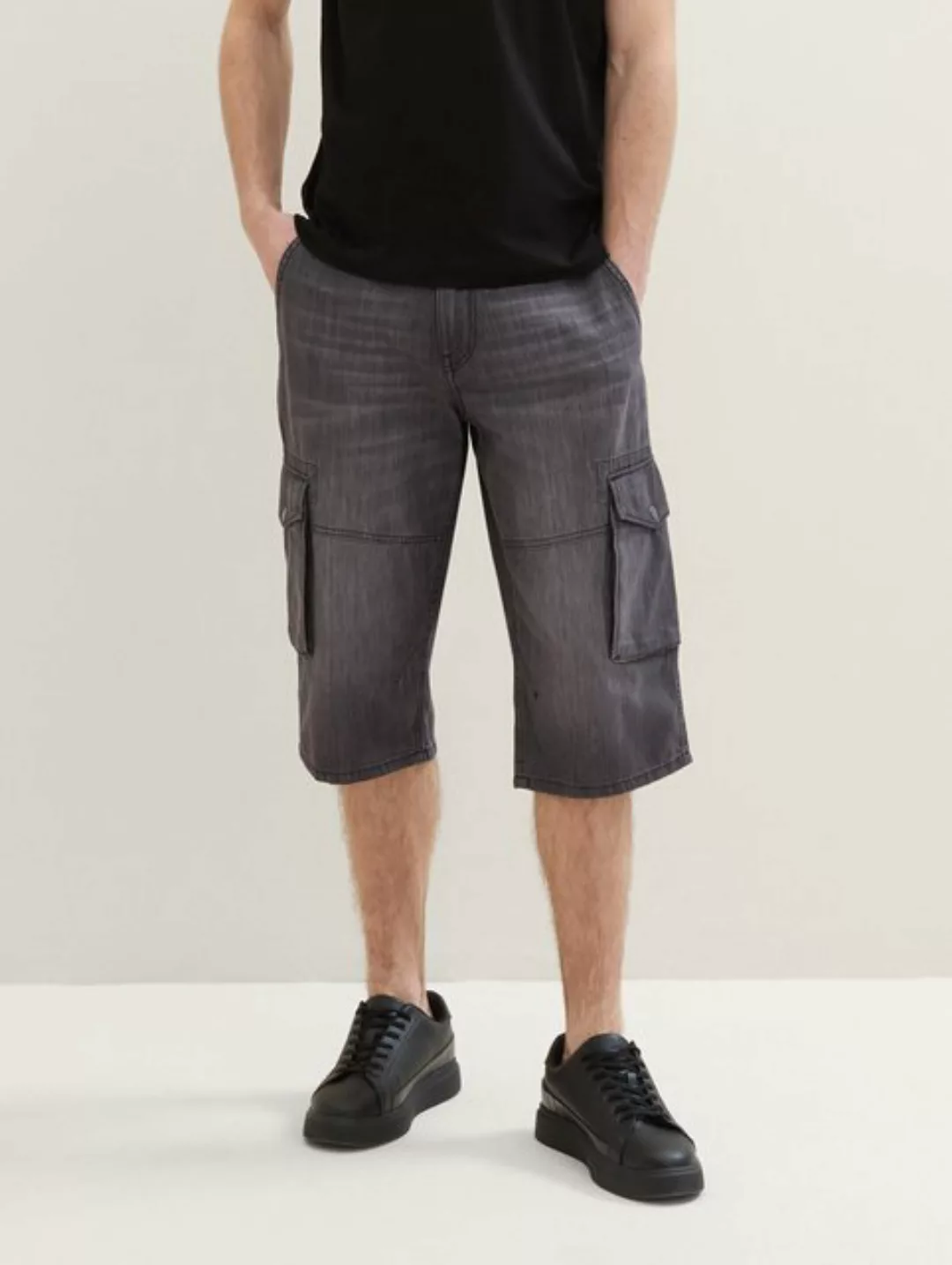 TOM TAILOR Relax-fit-Jeans Morris Overknee Shorts mit recycelter Baumwolle günstig online kaufen