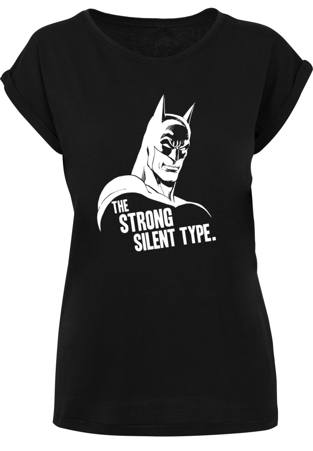 F4NT4STIC T-Shirt "Batman The Strong Silent Type Superheld", Damen,Premium günstig online kaufen