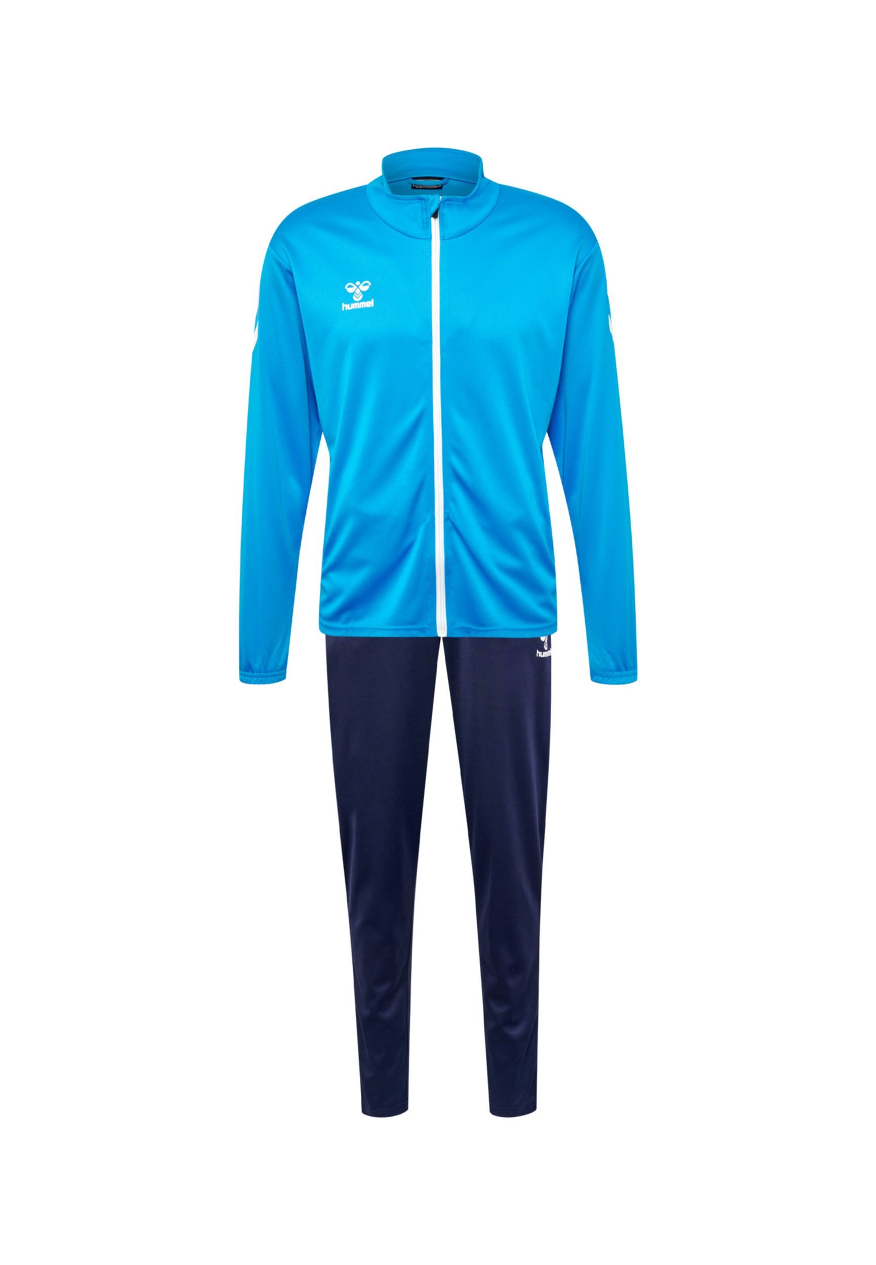 hummel Trainingsanzug Uni Farben mit Reißverschlussjacke günstig online kaufen