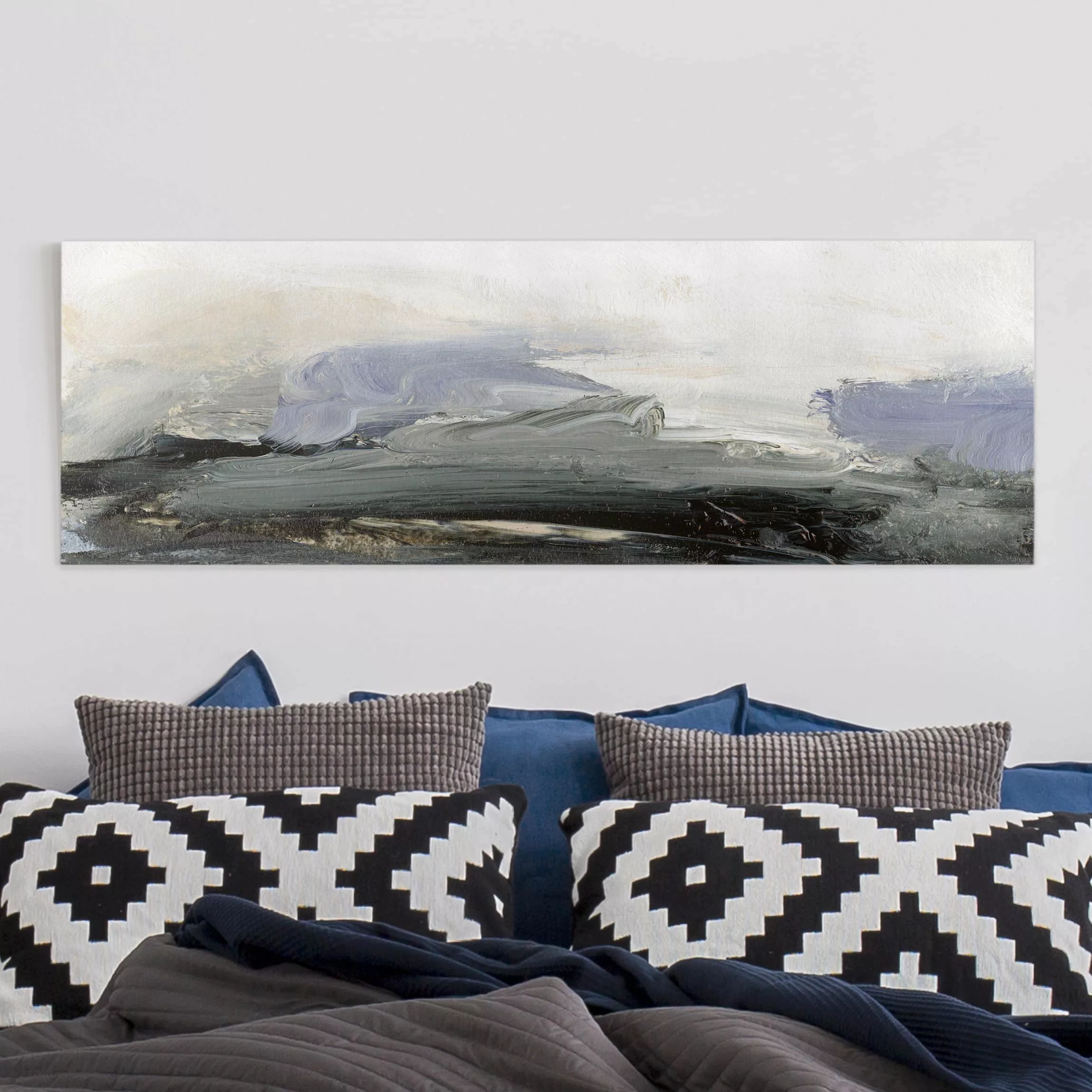 Leinwandbild Abstrakt - Panorama Horizont bei Tagesanbruch günstig online kaufen