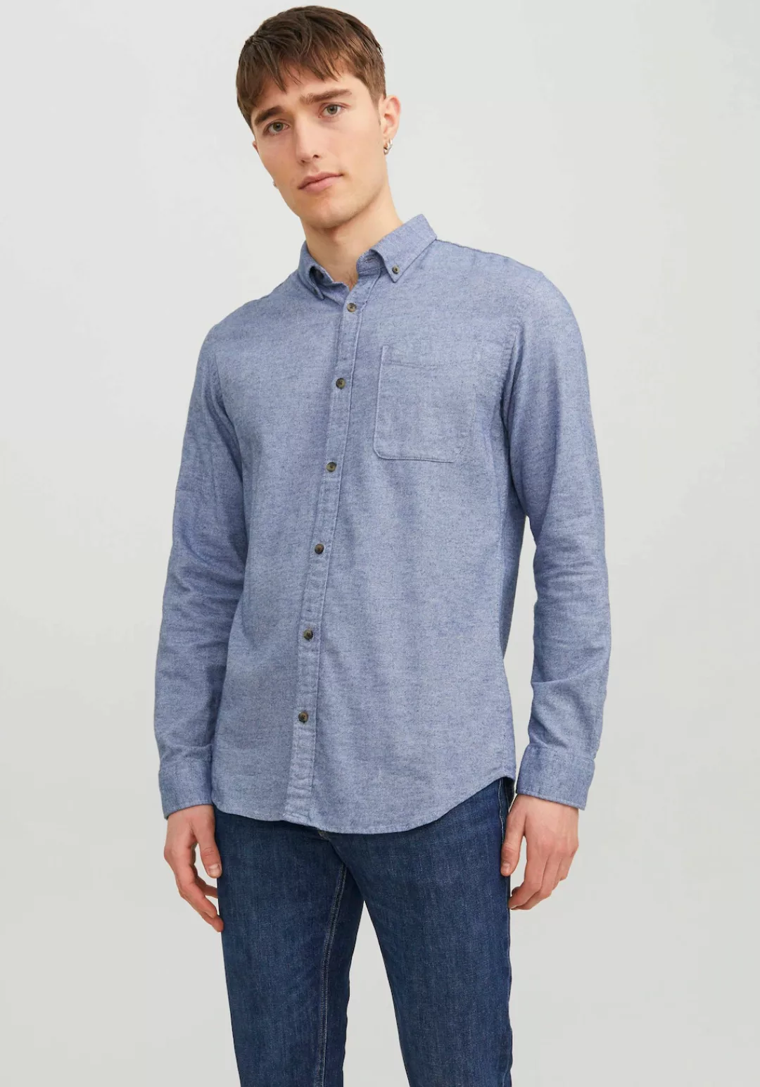 Jack & Jones Langarmhemd Classic (1-tlg) günstig online kaufen