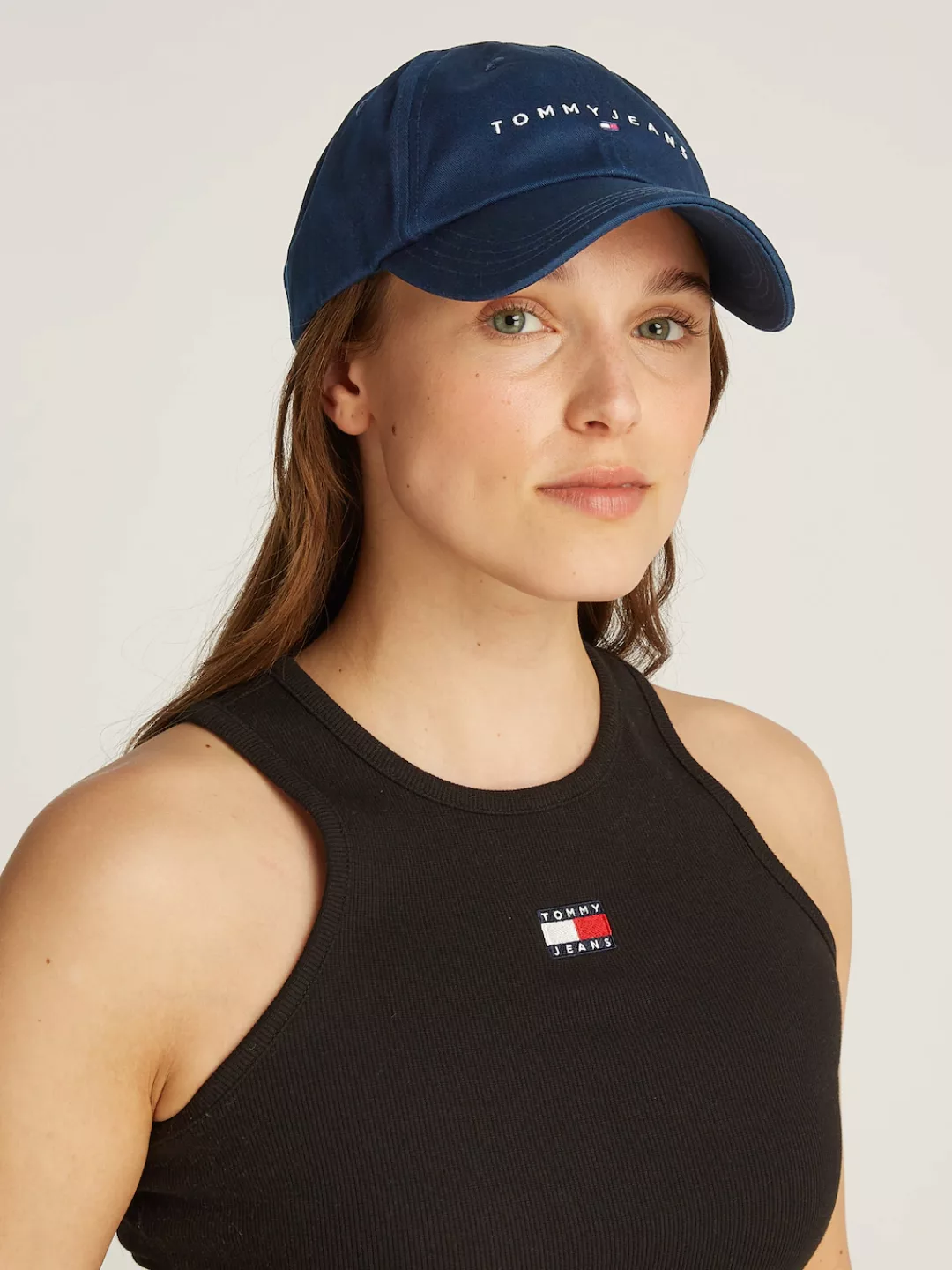 Tommy Jeans Baseball Cap "TJW LINEAR LOGO 6 PANEL CAP", mit Logostickerei günstig online kaufen