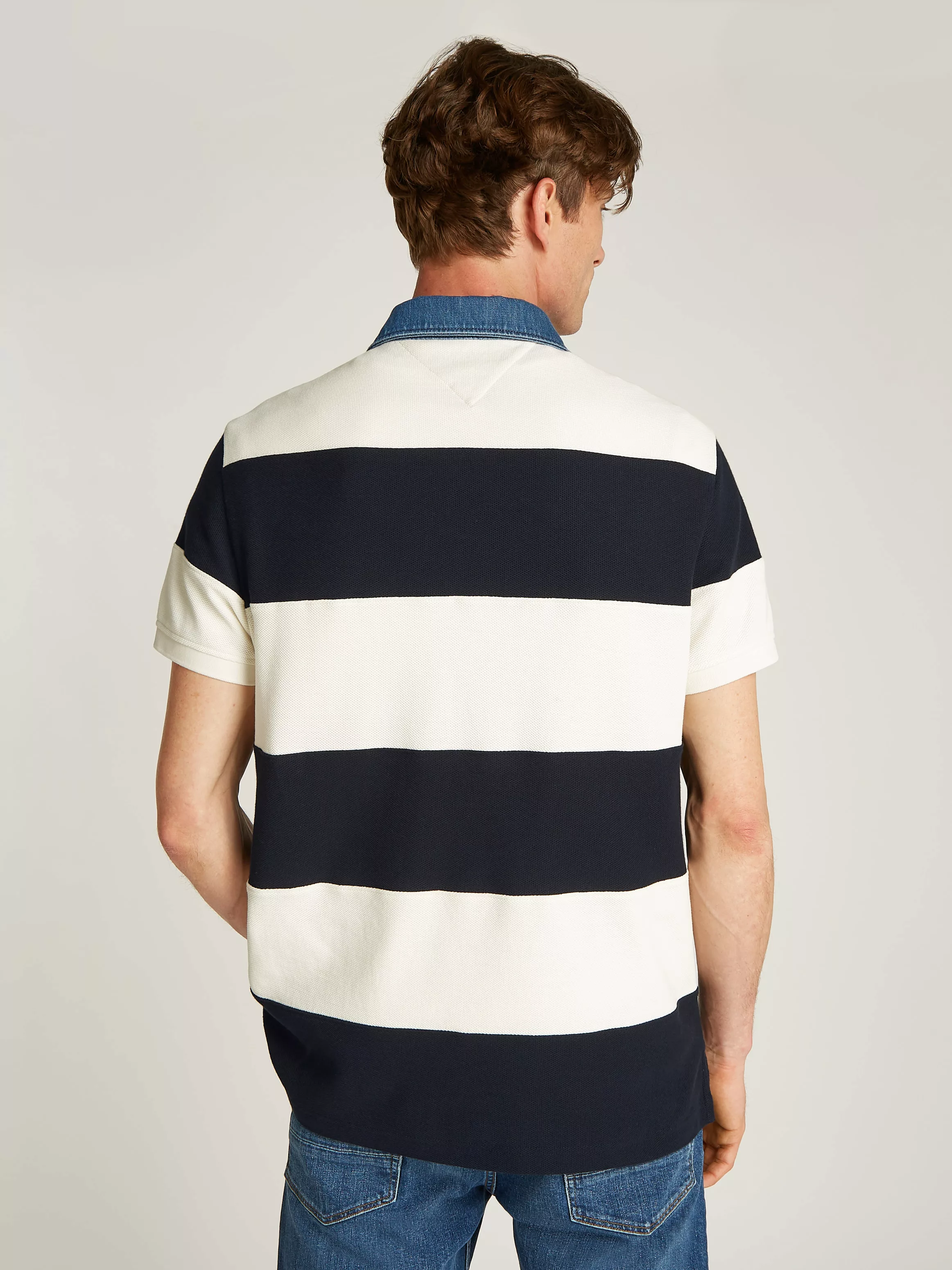 Tommy Hilfiger Poloshirt RUGBY STRIPE RELAXED POLO günstig online kaufen