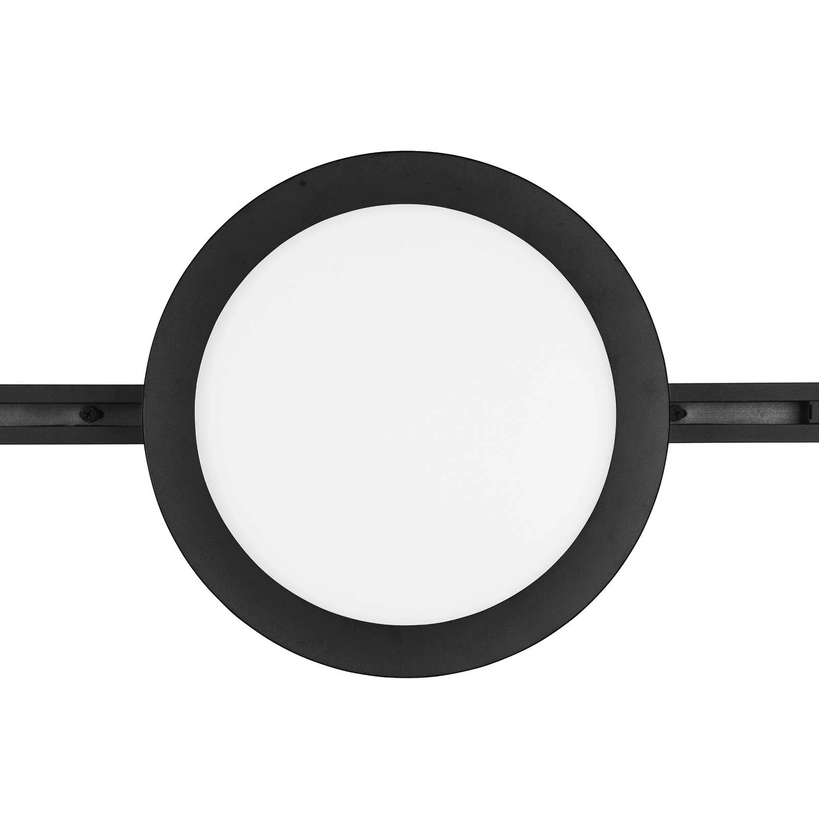 LED-Deckenlampe Camillus DUOline, Ø 26 cm, schwarz günstig online kaufen