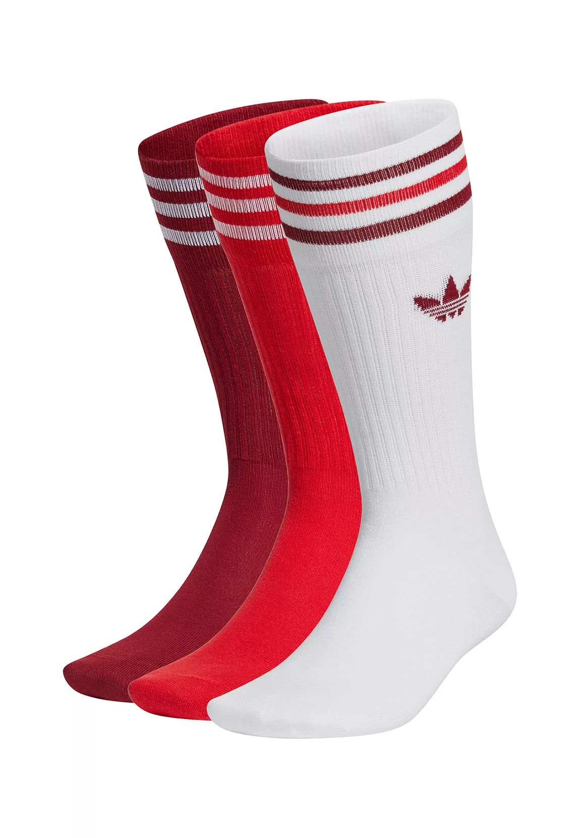 Adidas Originals Socken Dreierpack SOLID CREW GN3073 Mehrfarbig Rot günstig online kaufen