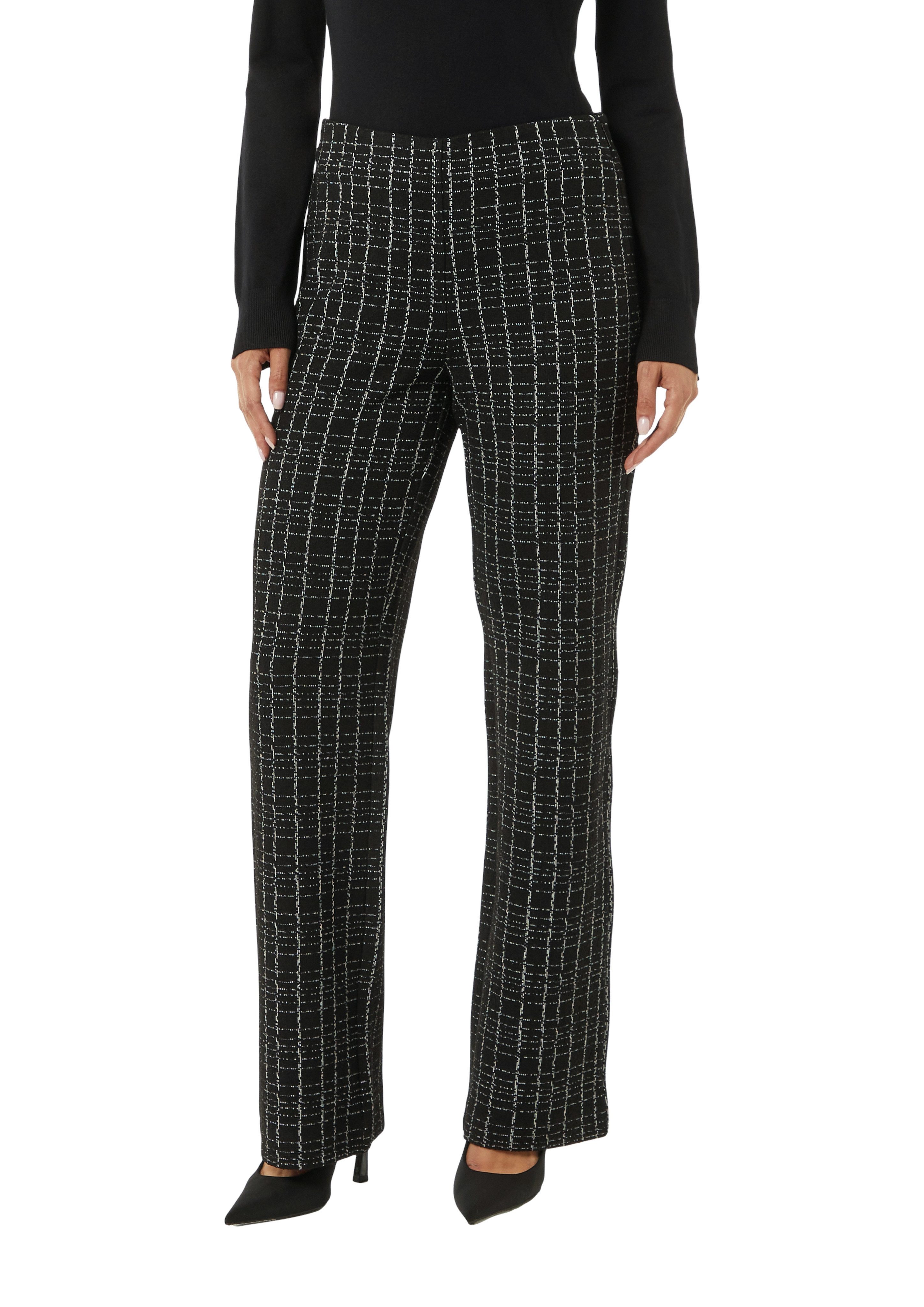 Comma Stoffhose Sommerhose mit grafischem Muster günstig online kaufen
