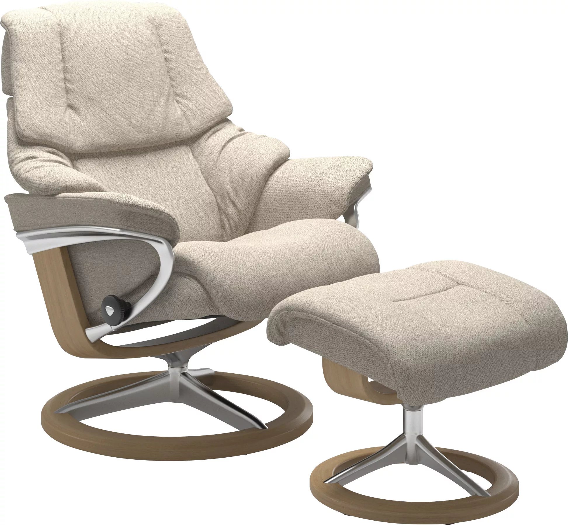 Stressless® Relaxsessel »Reno«, (Set, Relaxsessel mit Hocker), mit Hocker, günstig online kaufen