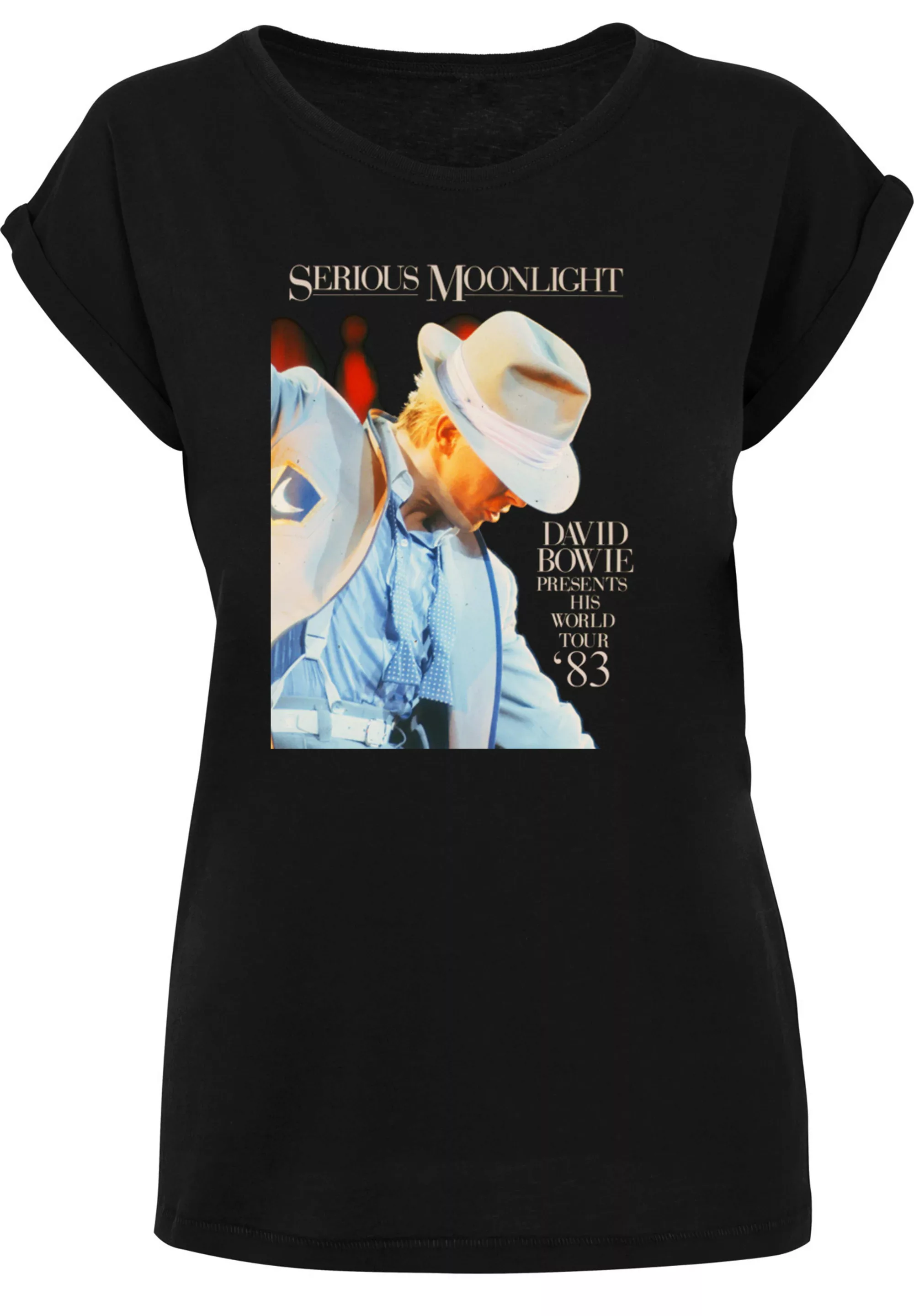 F4NT4STIC T-Shirt "David Bowie Serious Moonlight", Print günstig online kaufen