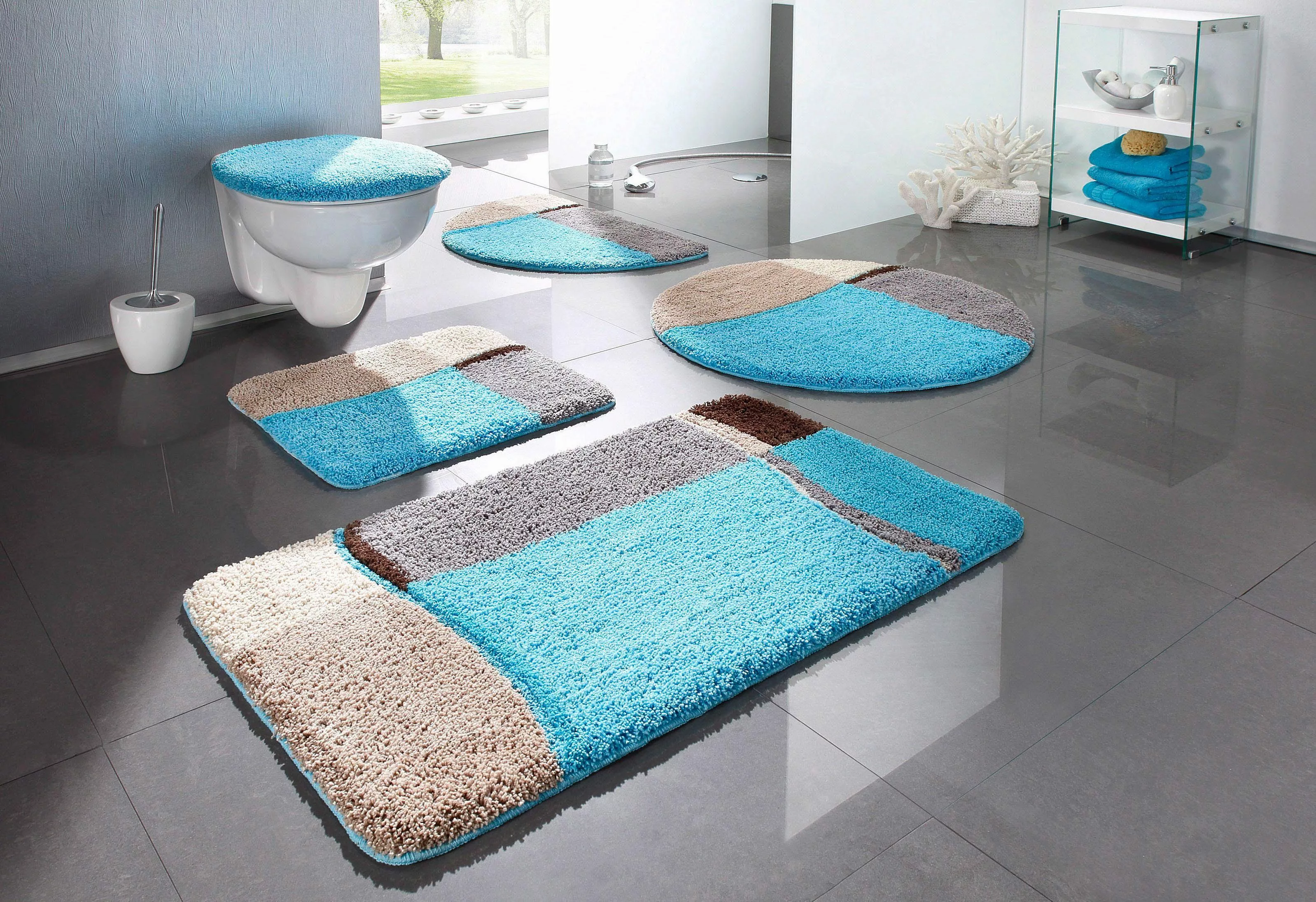 my home Badematte Belio, Badvorleger, Badezimmer günstig online kaufen