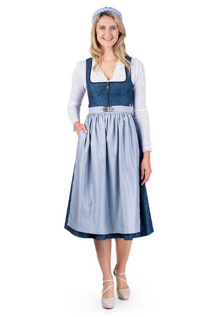 MarJo Dirndl Midi Dirndl 2tlg. - EDLING - nachtblau günstig online kaufen