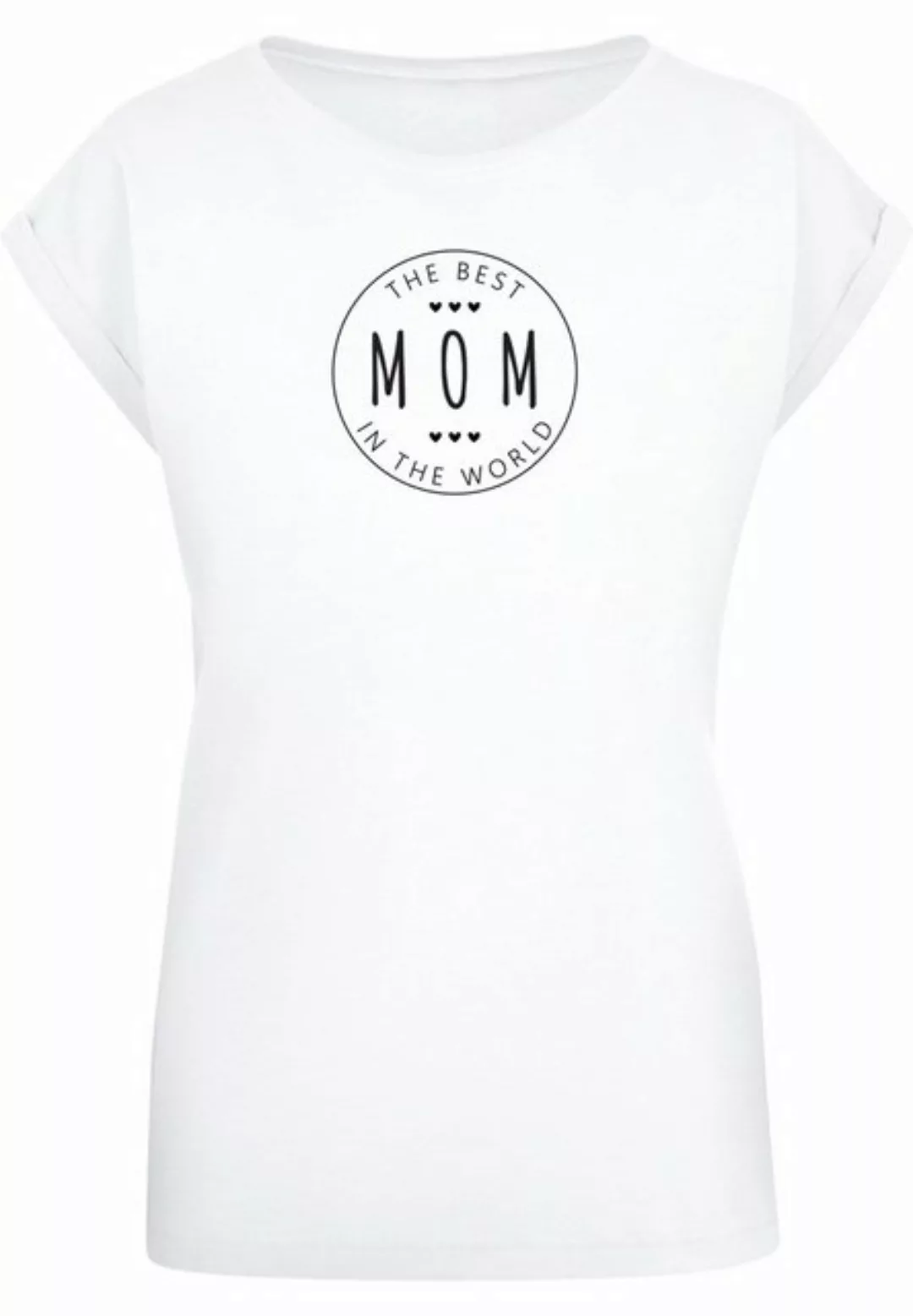 Merchcode T-Shirt Merchcode Damen Ladies Mothers Day - The best mom T-Shirt günstig online kaufen