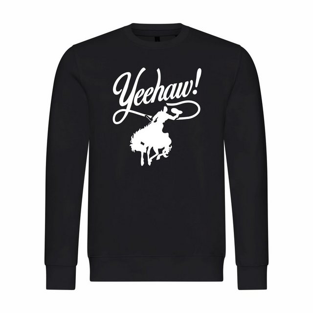 deinshirt Rundhalspullover Herren Sweatshirt Yeehaw Mit Print Motiv, Grafik günstig online kaufen