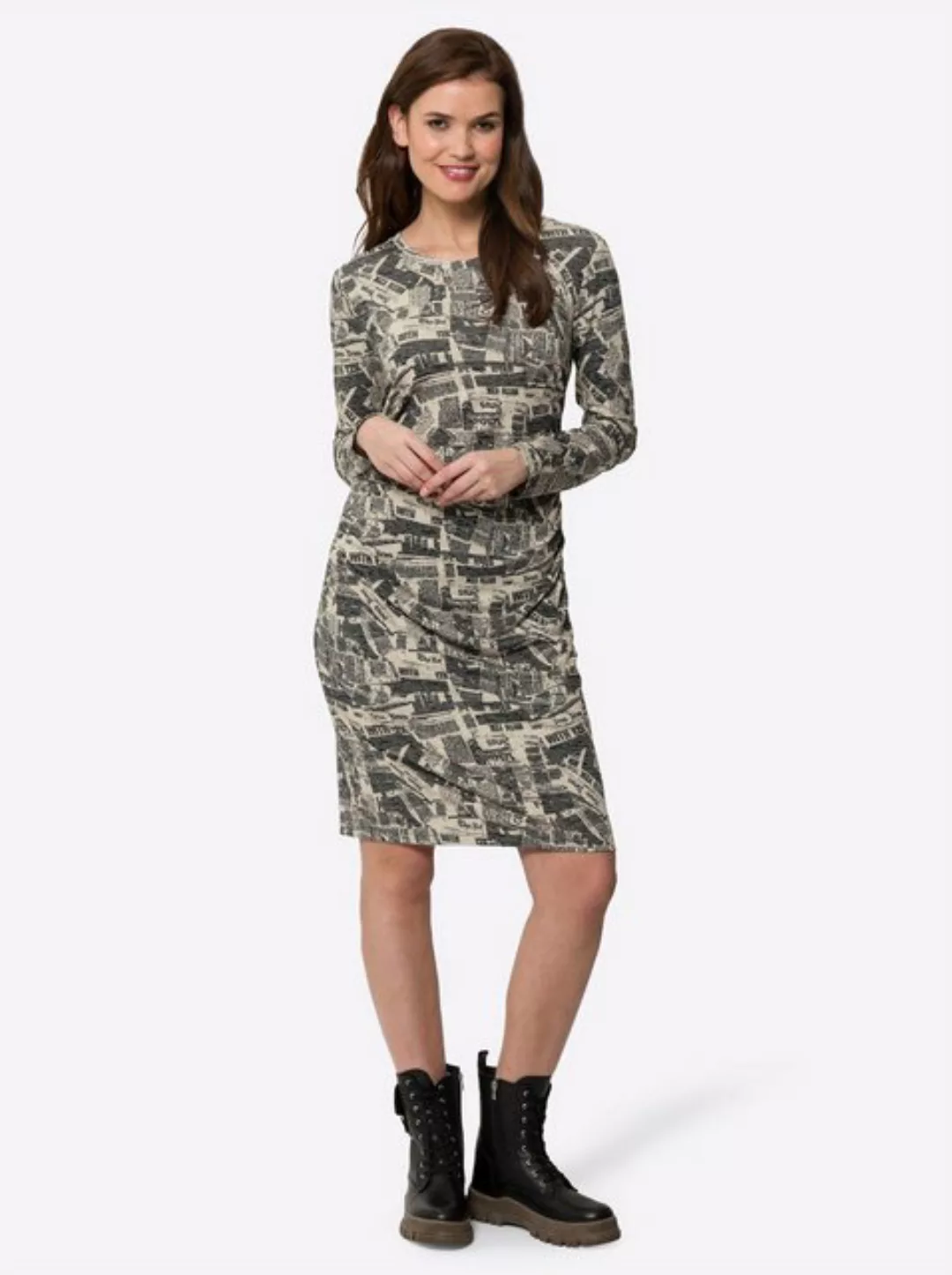 heine Etuikleid Druck-Kleid günstig online kaufen