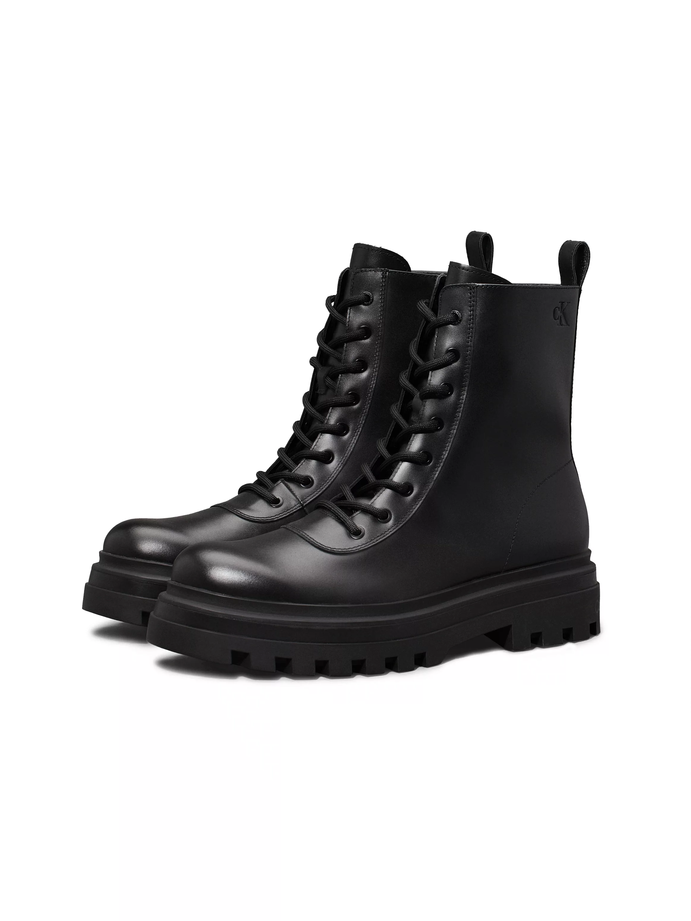 Calvin Klein Jeans Schnürboots "LUGGED LACE ZIP BOOT OXF LTH", Stiefelette, günstig online kaufen