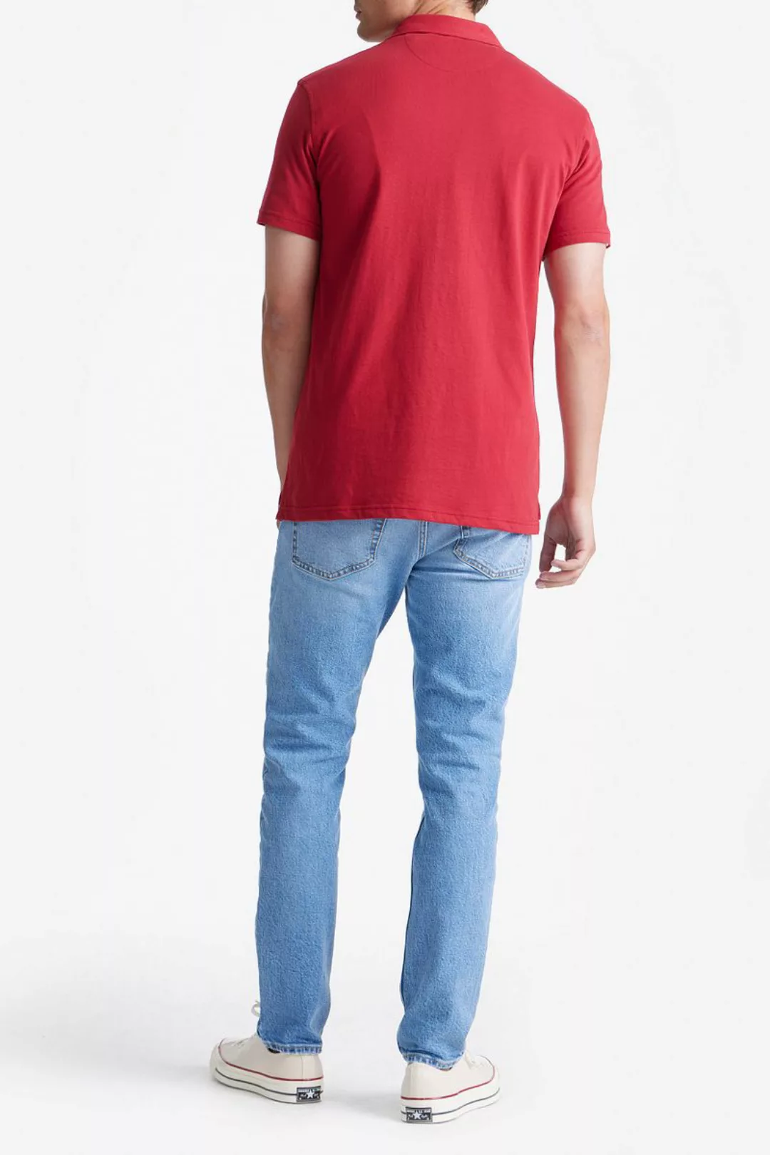 King Essentials The James Poloshirt Rot - Größe M günstig online kaufen