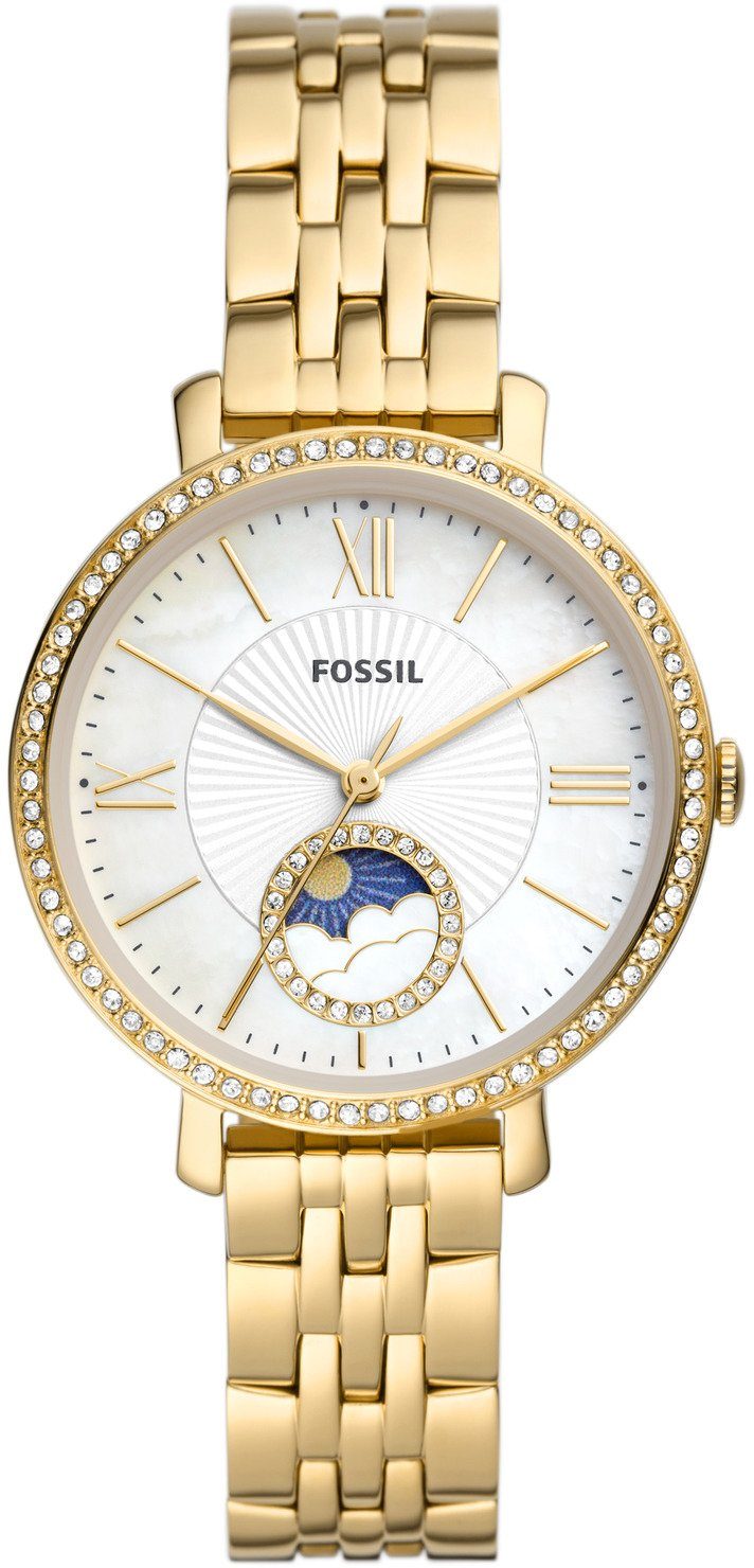 Fossil Quarzuhr JACQUELINE MOONPHASE ES5167, Armbanduhr, günstig online kaufen