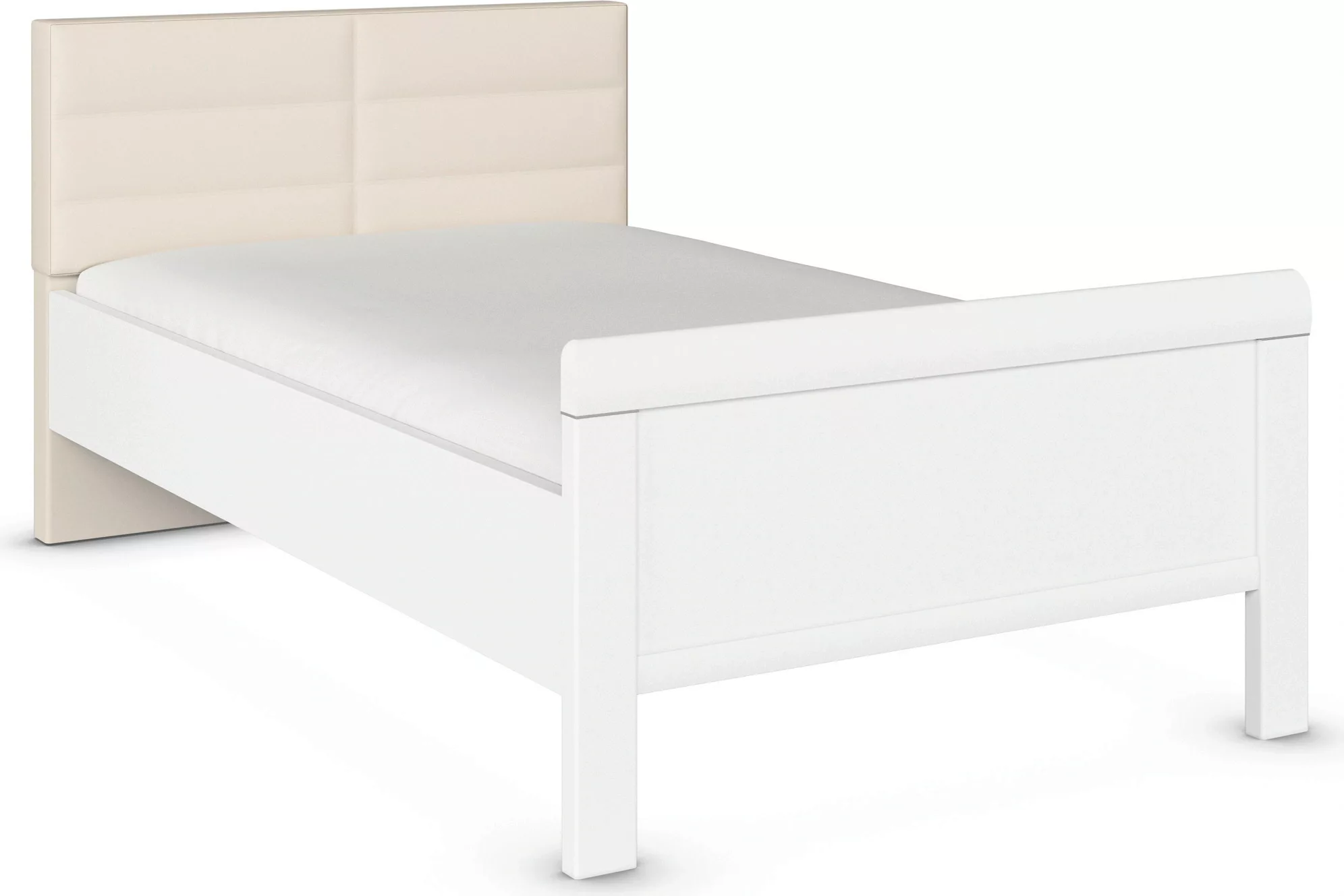 rauch Bett "Evelyn", in Komforthöhe mit Polsterkopfteil in elegantem Stil M günstig online kaufen