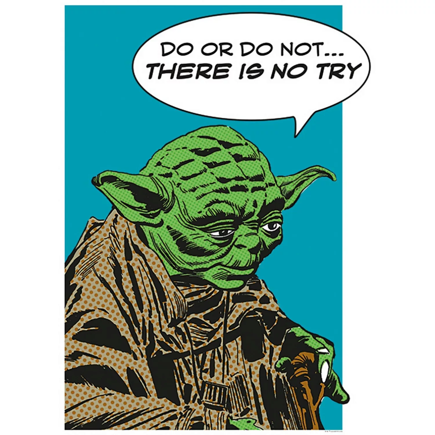 Komar Wandbild Star Wars Yoda 50 x 70 cm günstig online kaufen