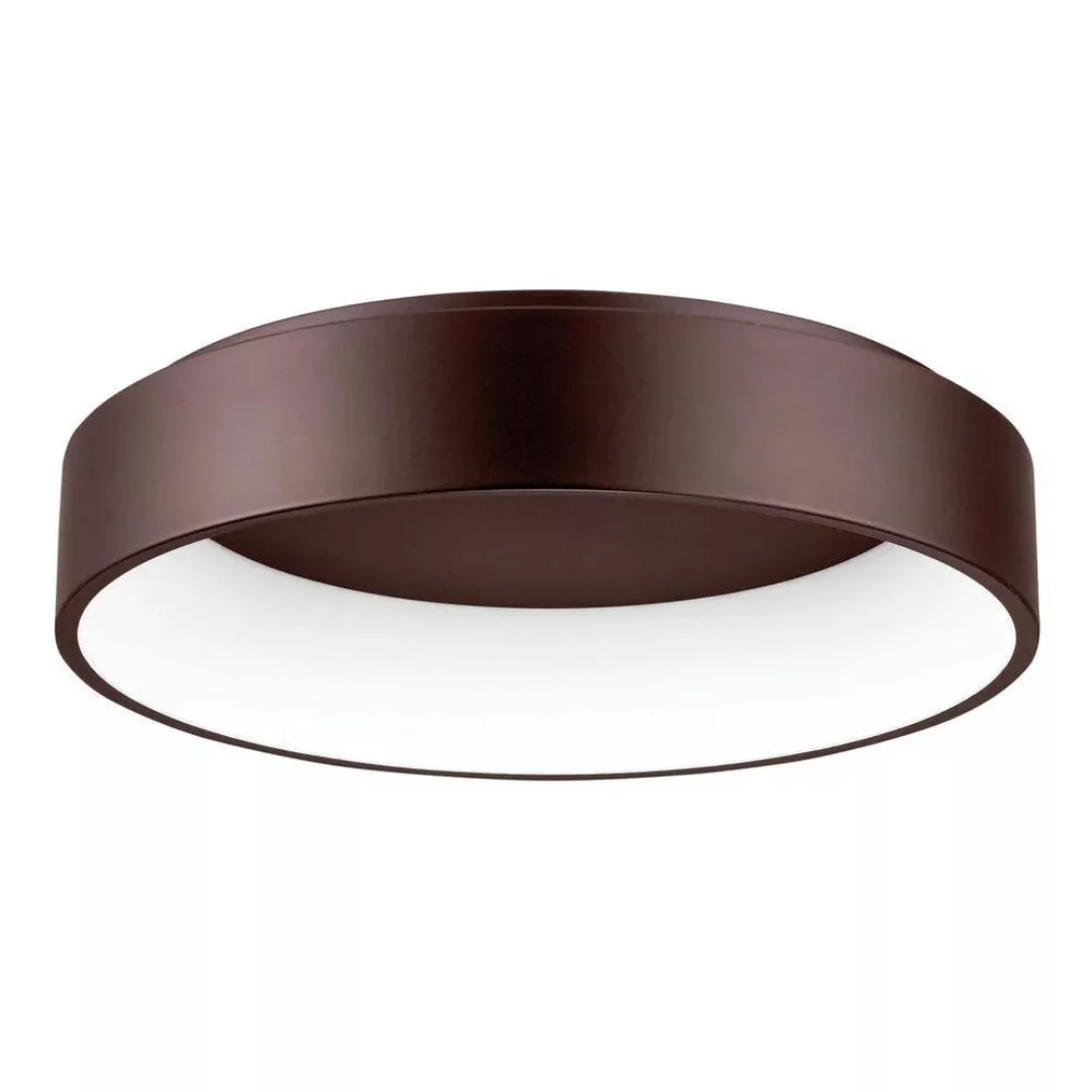 LED Deckenleuchte Rando in Kaffee Braun 42W 2520lm günstig online kaufen