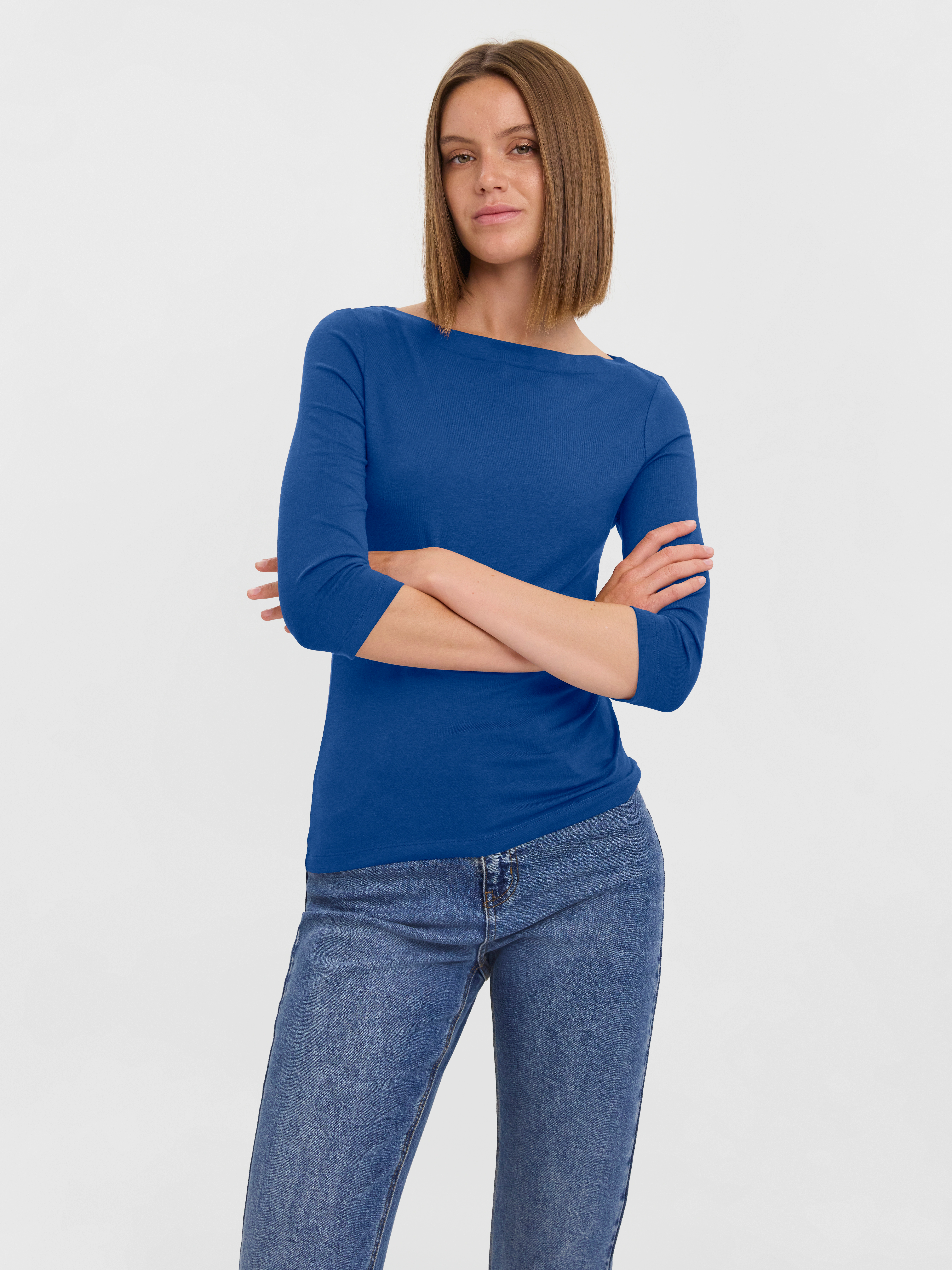 Vero Moda 3/4-Arm-Shirt "VMPANDA MODAL 3/4 TOP JRS NOOS" günstig online kaufen