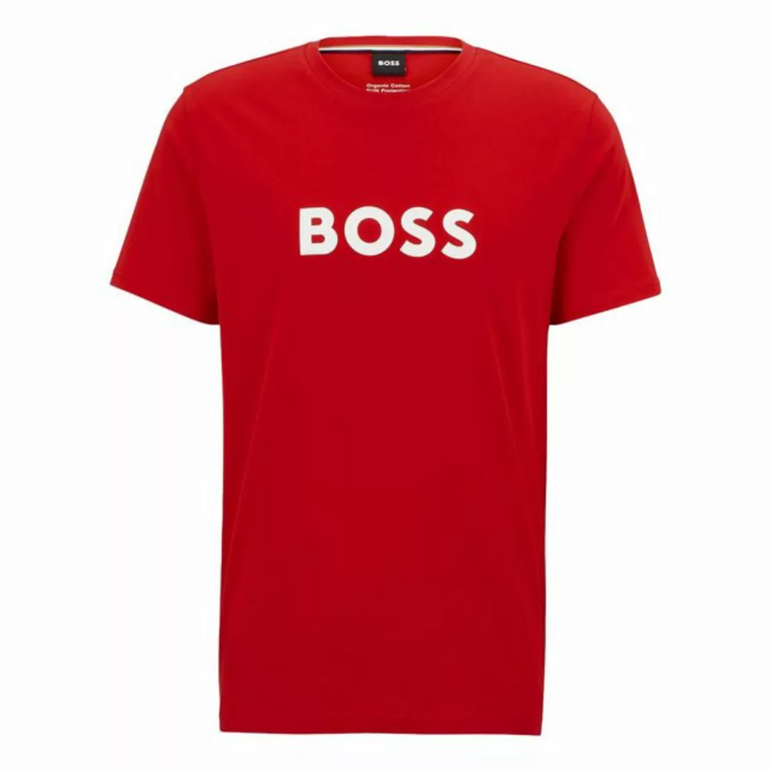 BOSS T-Shirt T-Shirt RN mit großem Markenprint auf der Brust günstig online kaufen