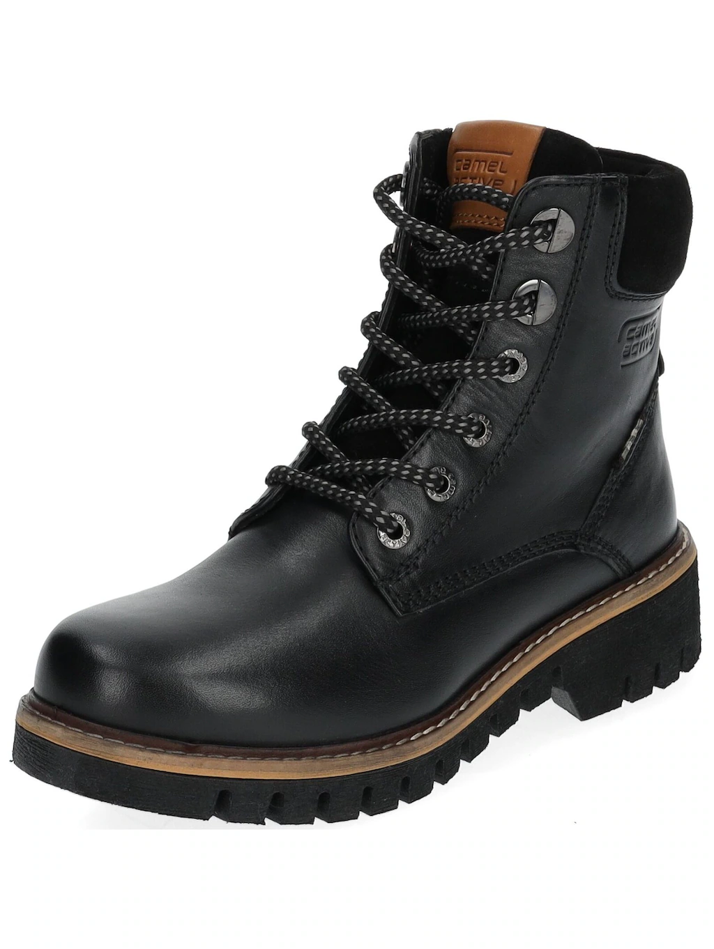 camel active Schnürstiefelette "camel active Stiefelette Leder/Textil" günstig online kaufen
