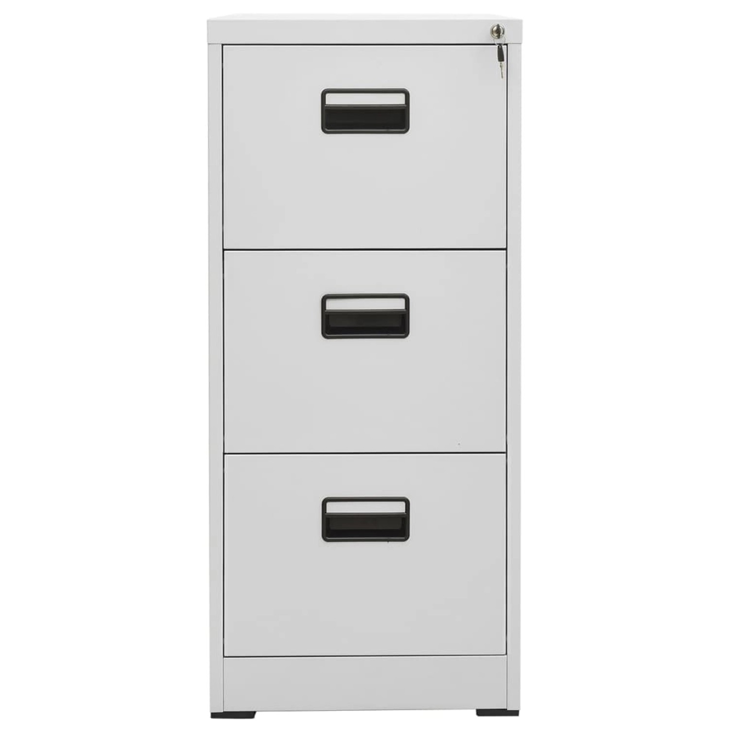 vidaXL Aktenschrank Hellgrau 46x62x102,5 cm Stahl günstig online kaufen