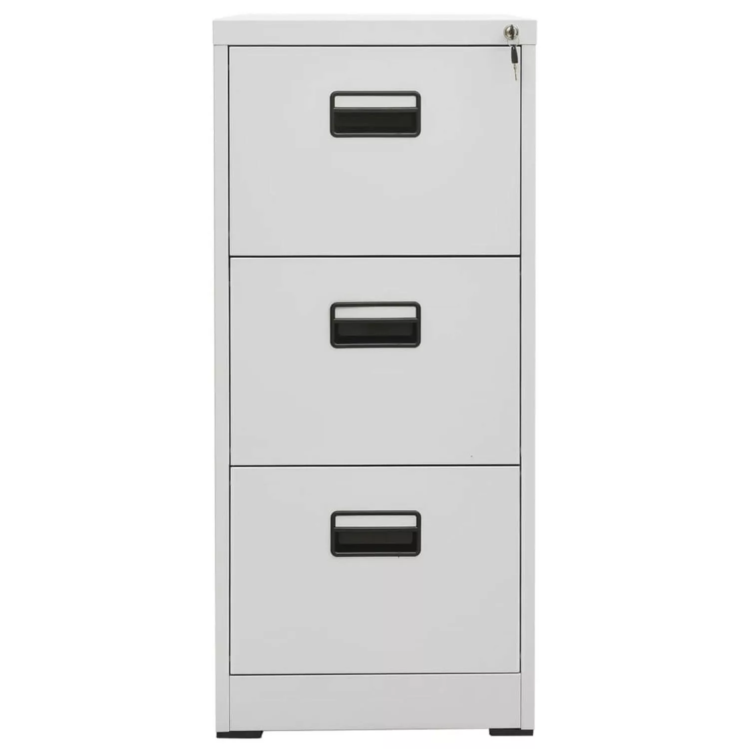 vidaXL Aktenschrank Hellgrau 46x62x102,5 cm Stahl günstig online kaufen