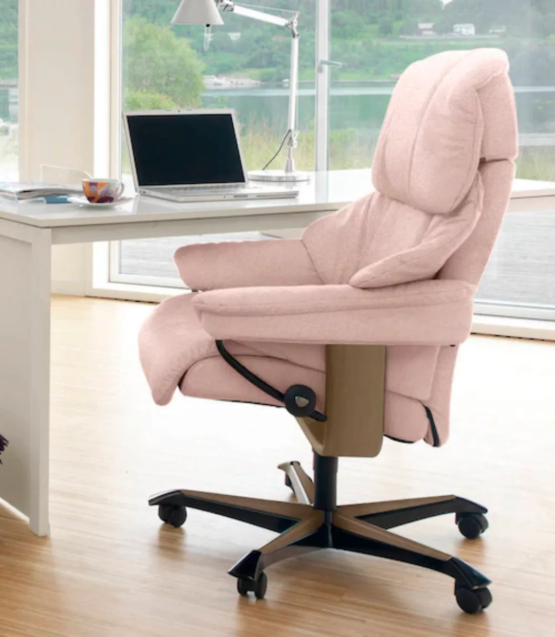 Stressless® Relaxsessel »Reno«, mit Home Office Base, Größe M, Gestell Eich günstig online kaufen