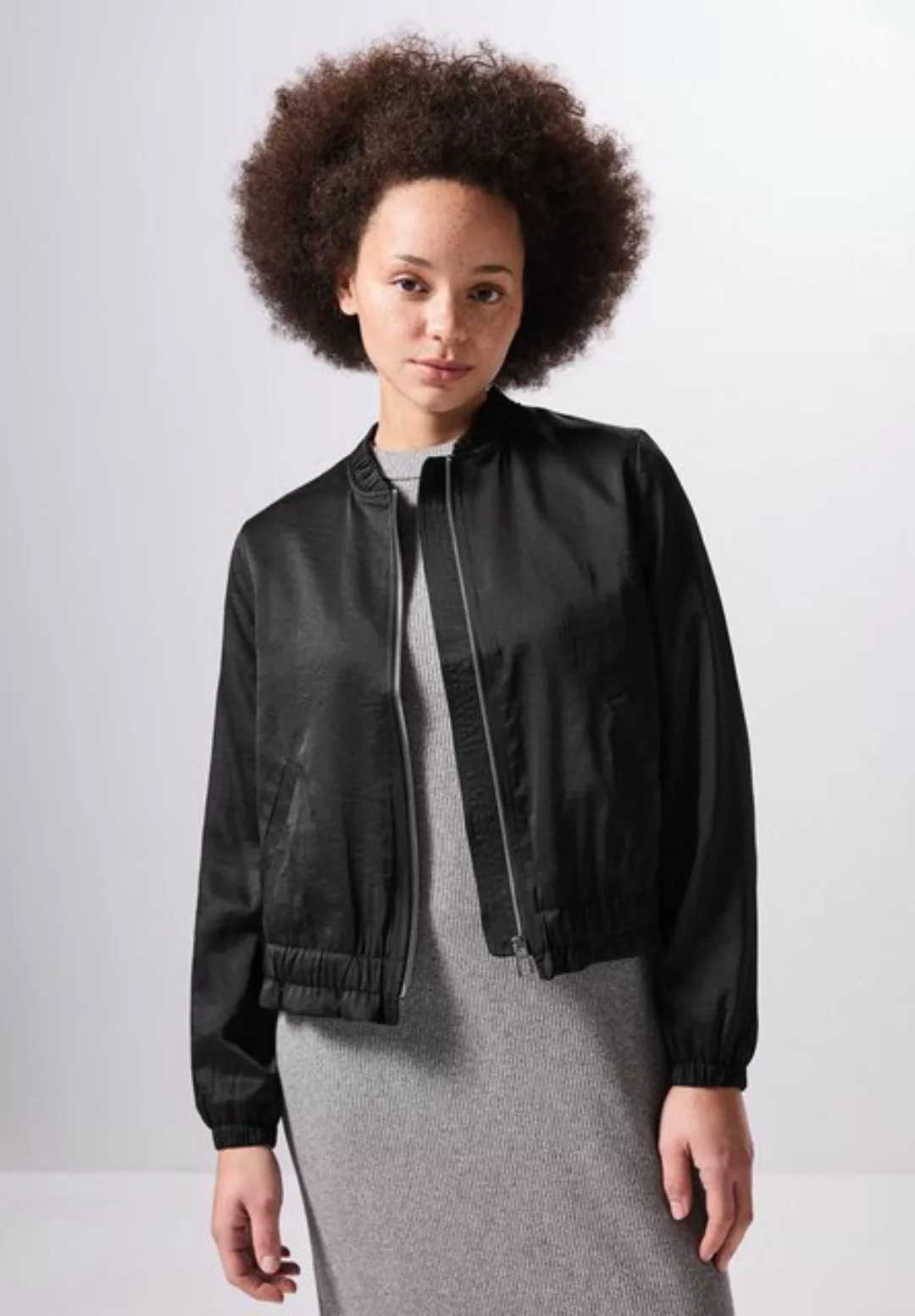 STREET ONE STUDIO Blouson mit Rundhalsausschnitt günstig online kaufen