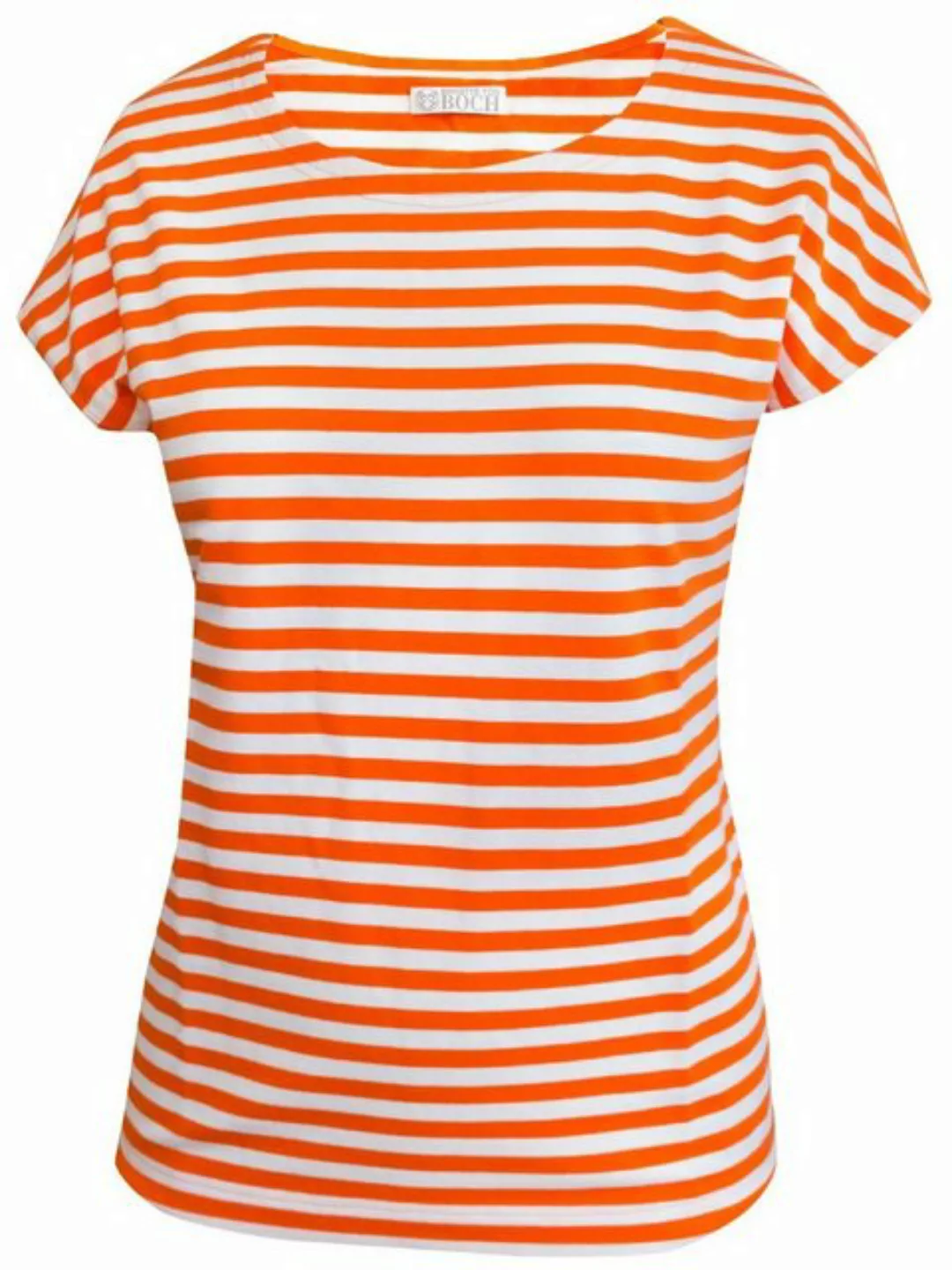 Brigitte von Boch T-Shirt Portola T-Shirt orange-weiss günstig online kaufen