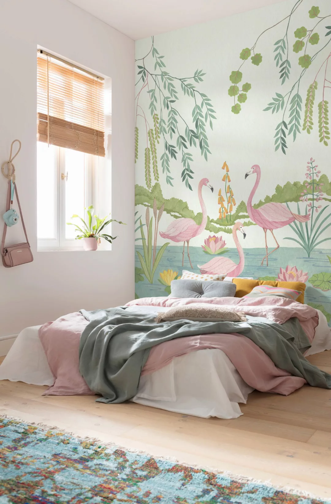 Komar Vliestapete »Digitaldruck Vlies - Flamingo Vibes - Größe 200 x 280 cm günstig online kaufen