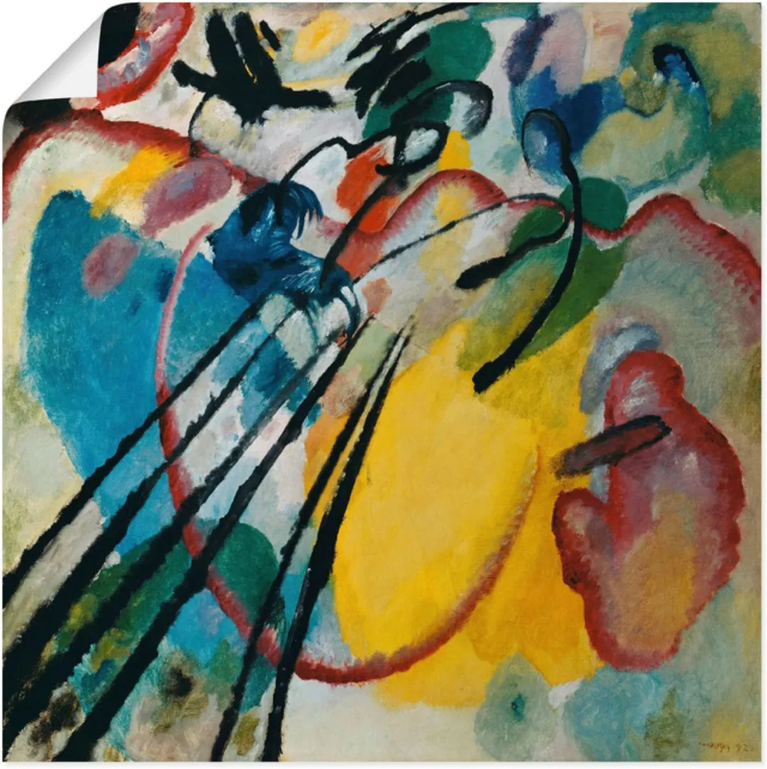 Artland Kunstdruck "Improvisation 26 (Rudern). 1912", Gegenstandslos, (1 St günstig online kaufen