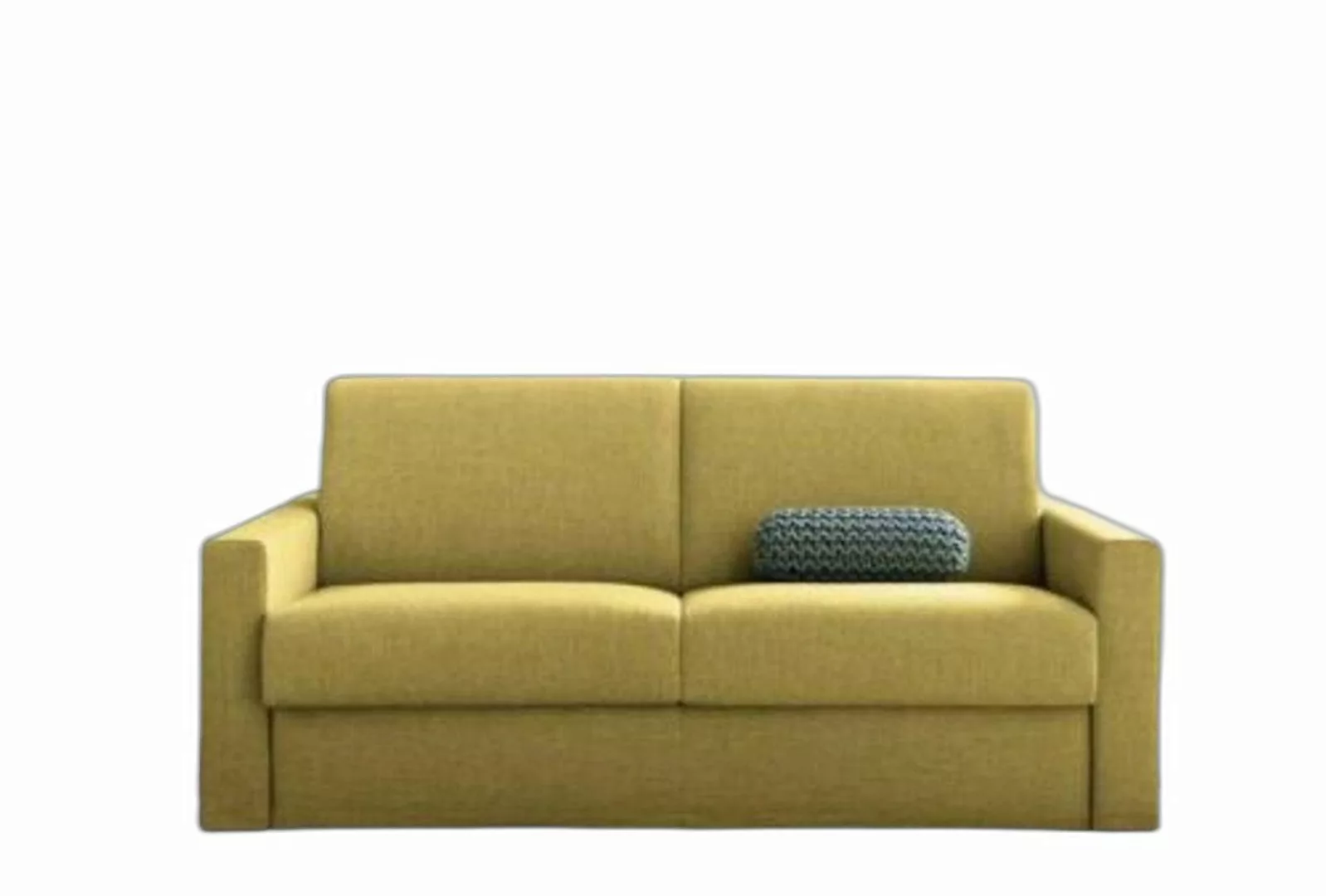 Xlmoebel 2-Sitzer Sofa Zweisitzer Designer Sofa 2 Sitzer Gelb Stoffsofa Sch günstig online kaufen