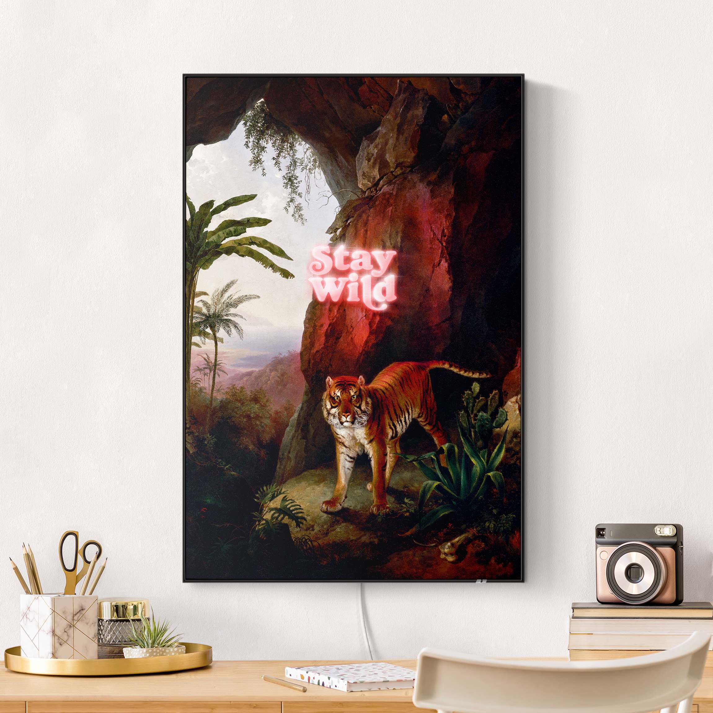 LED-Wechselbild Stay Wild Tiger günstig online kaufen