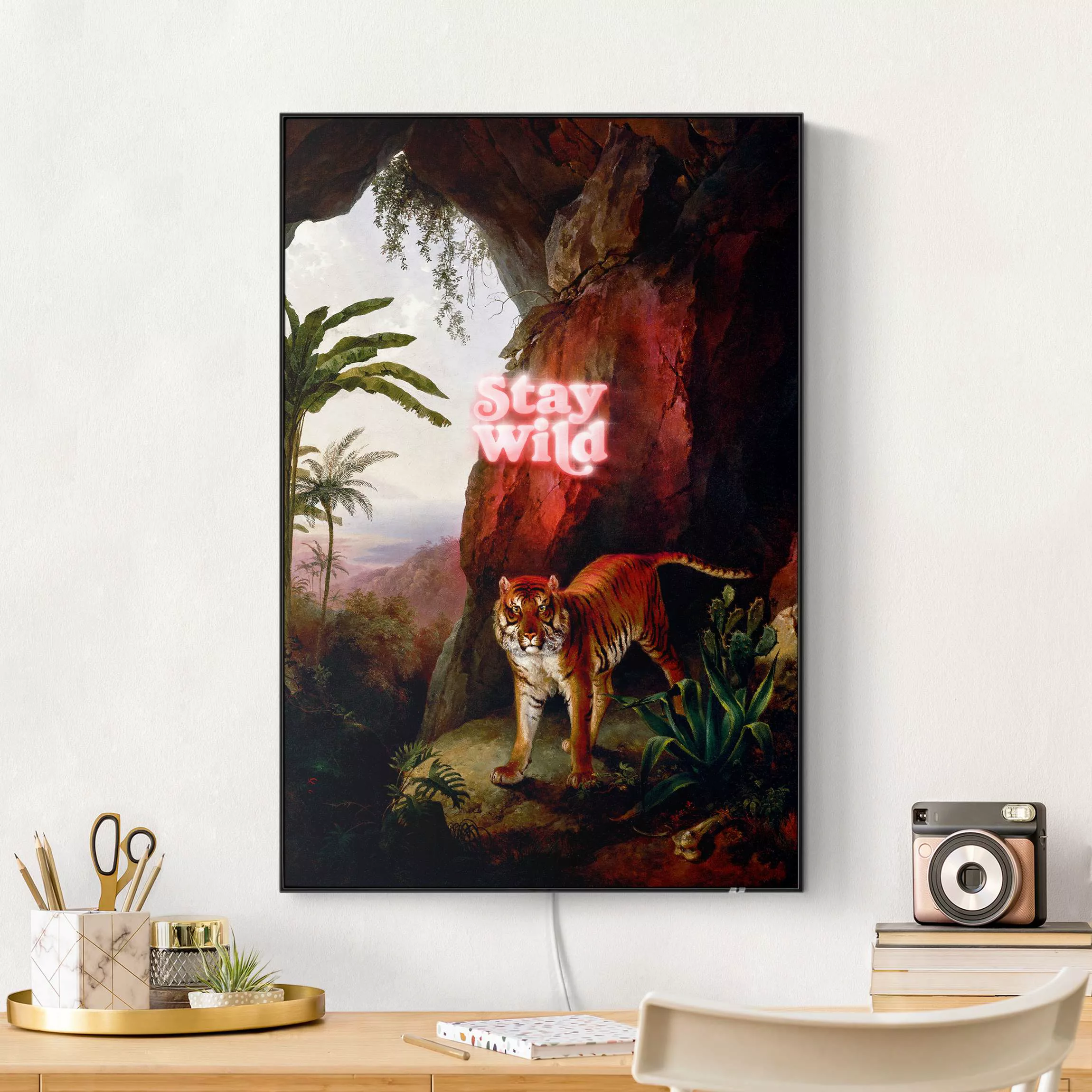 LED-Wechselbild Stay Wild Tiger günstig online kaufen