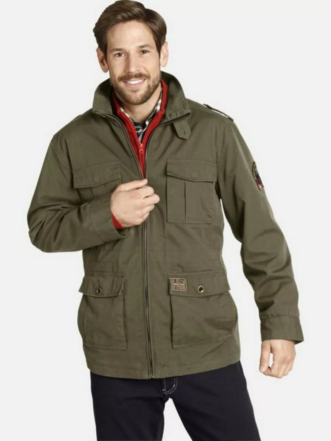 Jan Vanderstorm Fieldjacket BROR in modischer Used-Optik günstig online kaufen