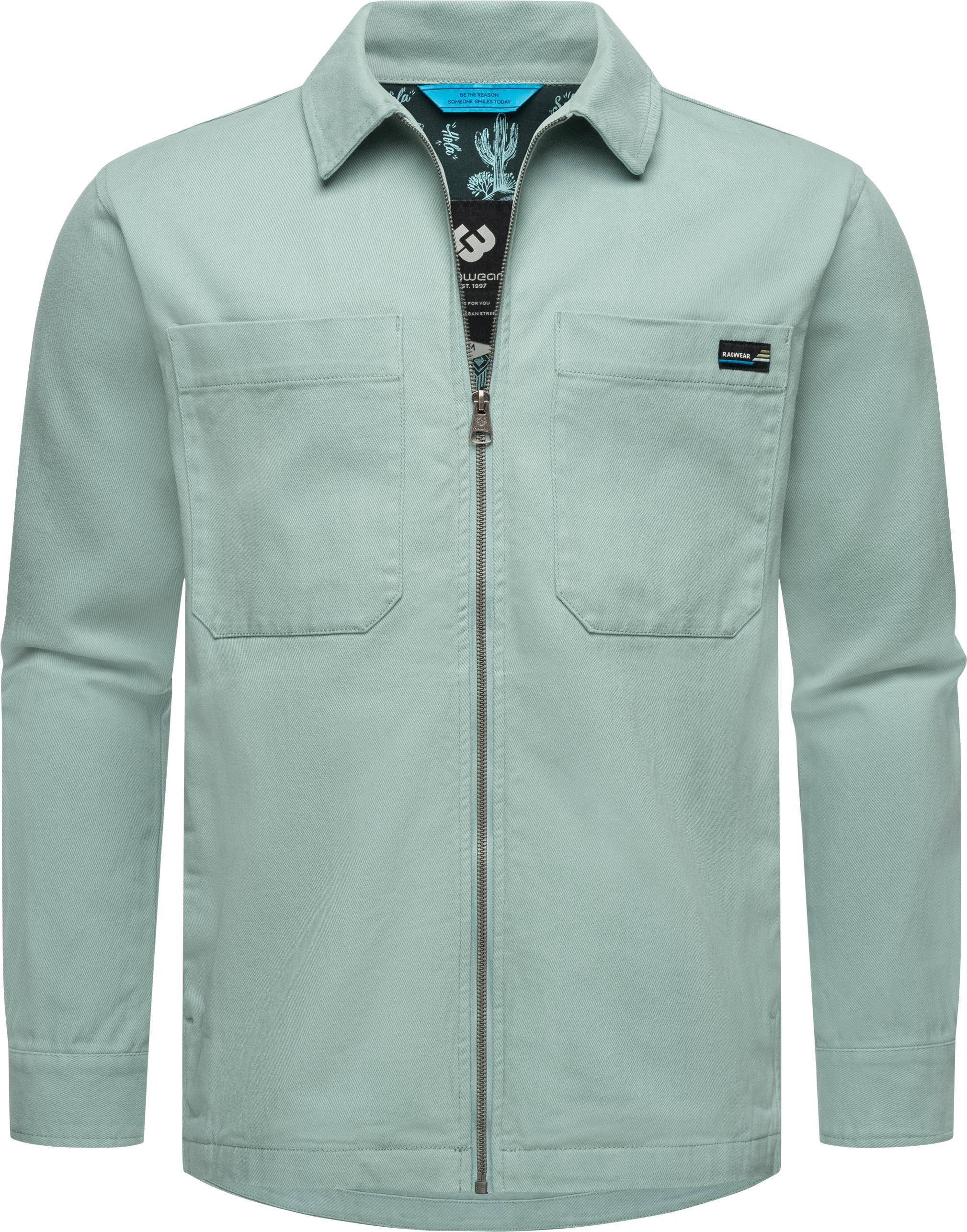 Ragwear Outdoorjacke "Liwty", ohne Kapuze, stylische Herren Hemdjacke mit B günstig online kaufen