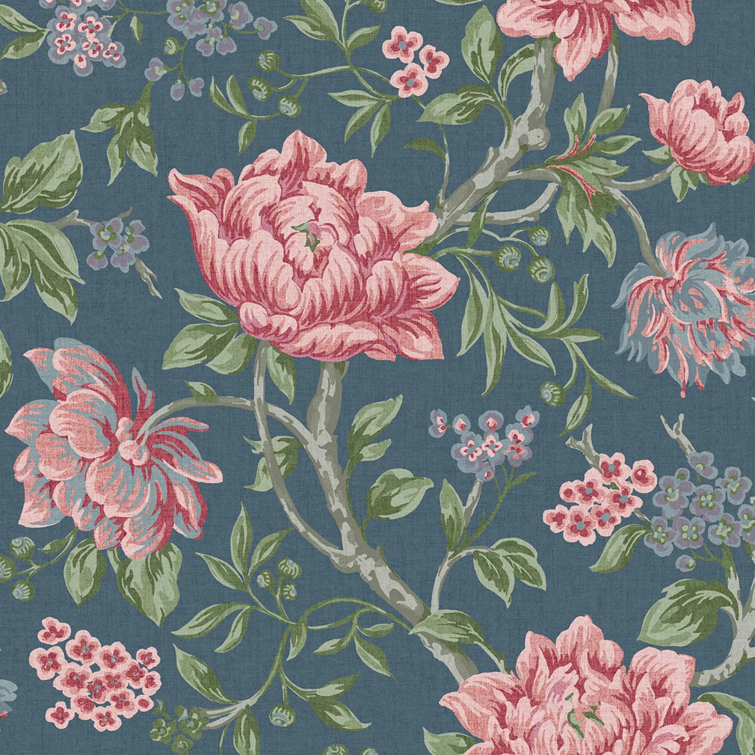 Laura Ashley Vliestapete Tapestry Floral Dark Seaspray 10,05 x 0,52 m günstig online kaufen