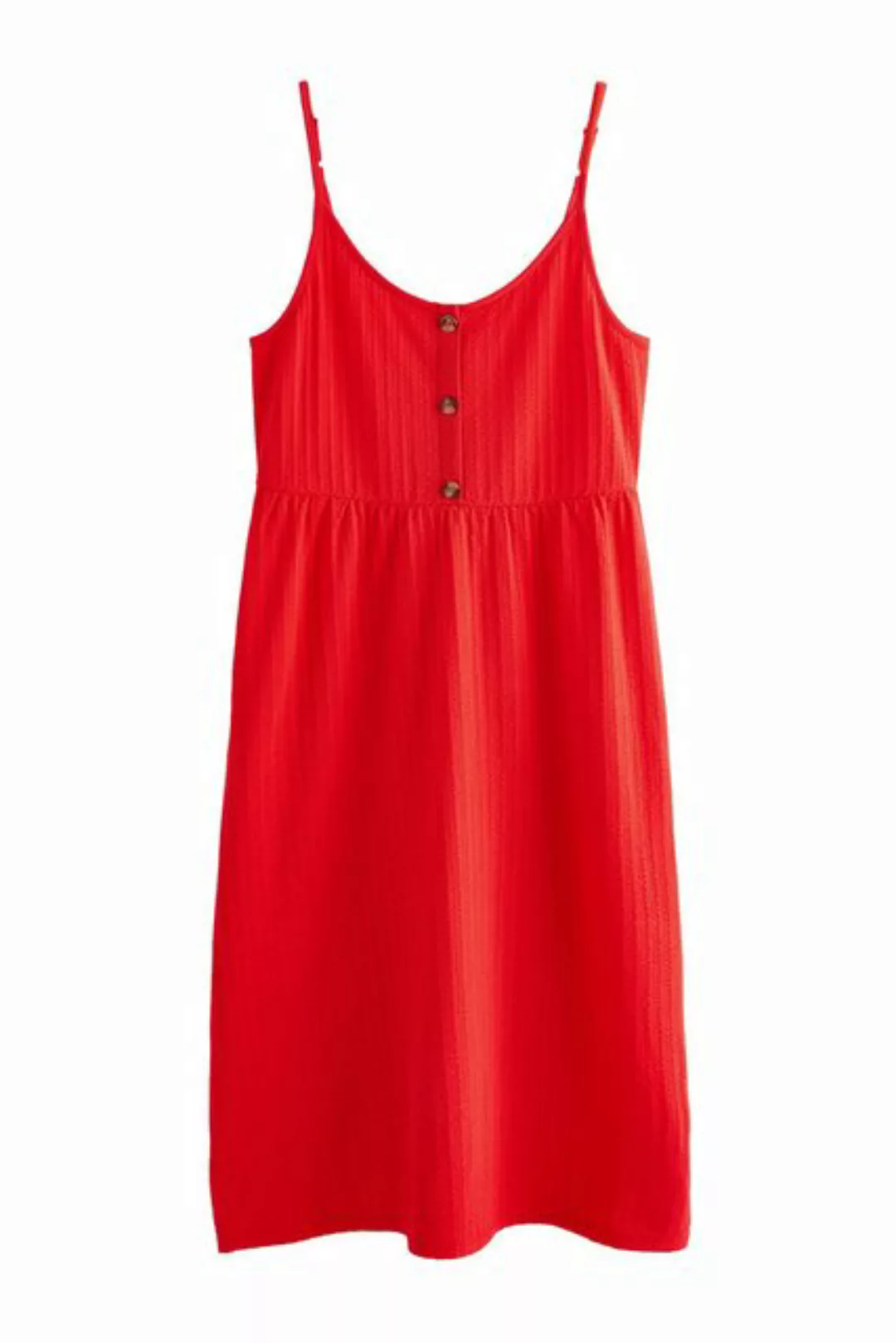 Next Sommerkleid Sommerkleid aus Baumwolle mit Trägern und Knöpfen (1-tlg) günstig online kaufen